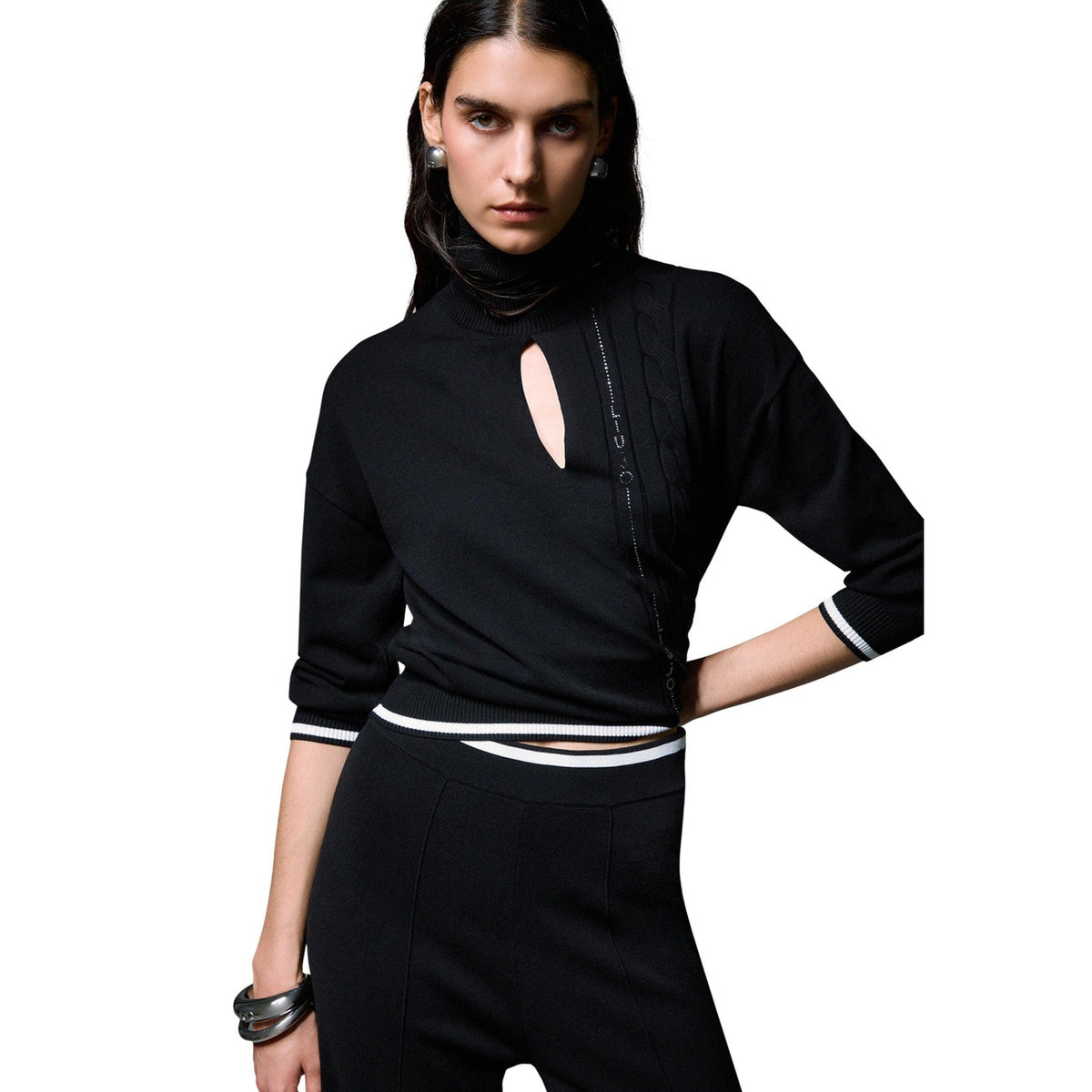 Дамски пуловер Liu Jo Women Turtleneck Sweater TF6193MS63L A3521 Front View