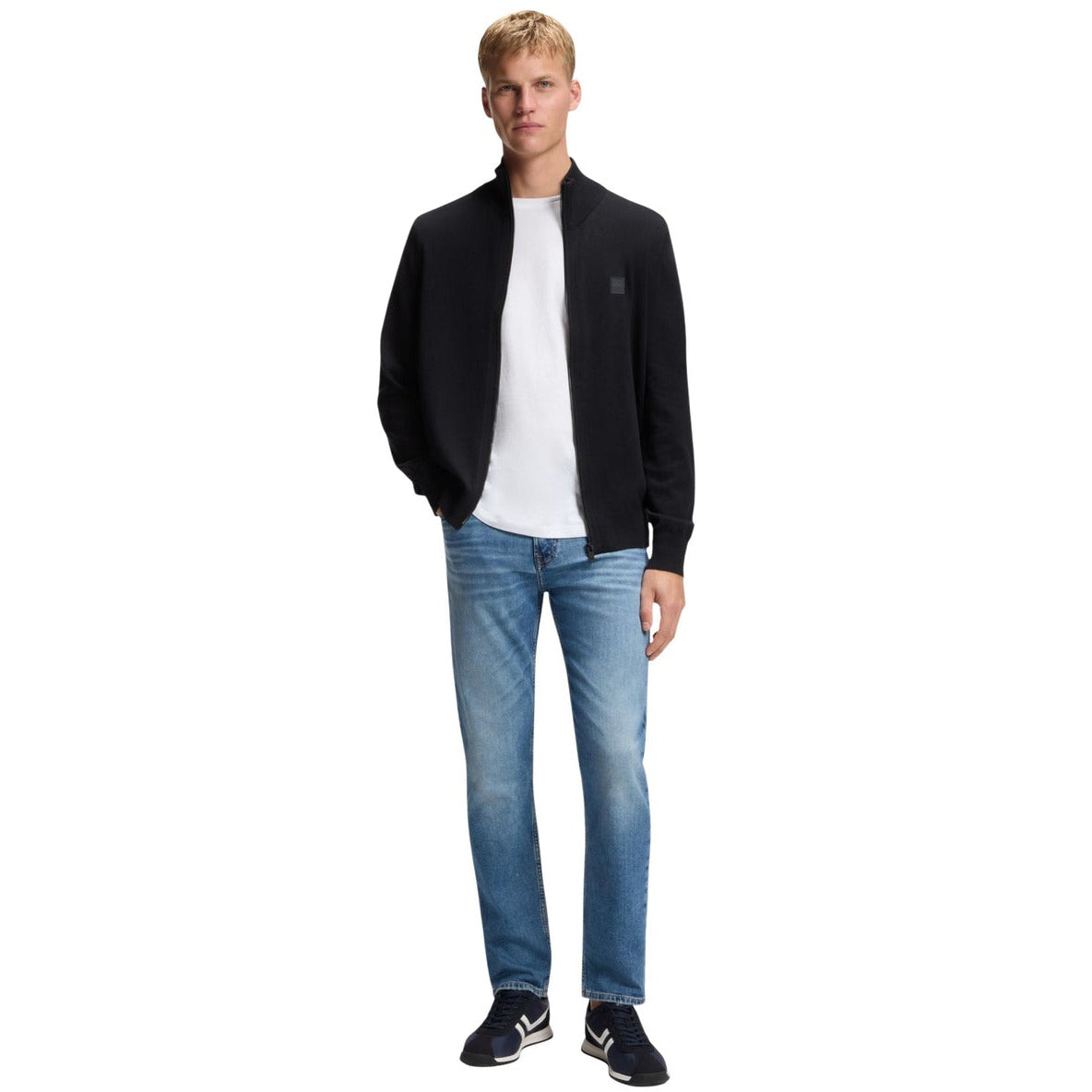 Мъжка жилетка Boss Men Cardigan 50543692 404 Front View