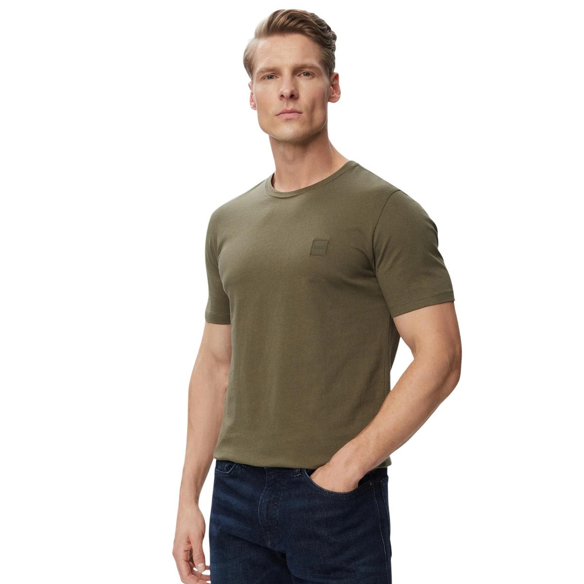 Мъжка тениска Boss Men T-shirt 50508584 325 Front View