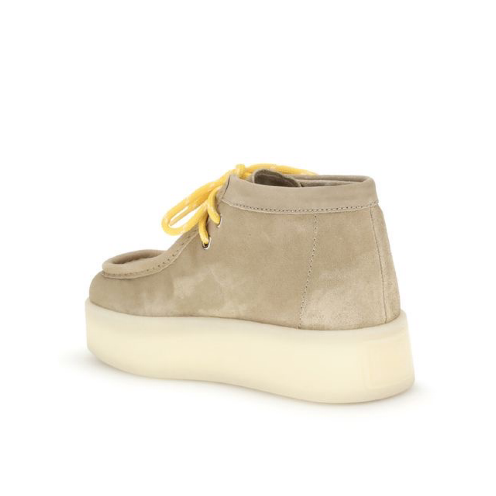 Miu Miu Platform Leather Ankle Boots Heel View