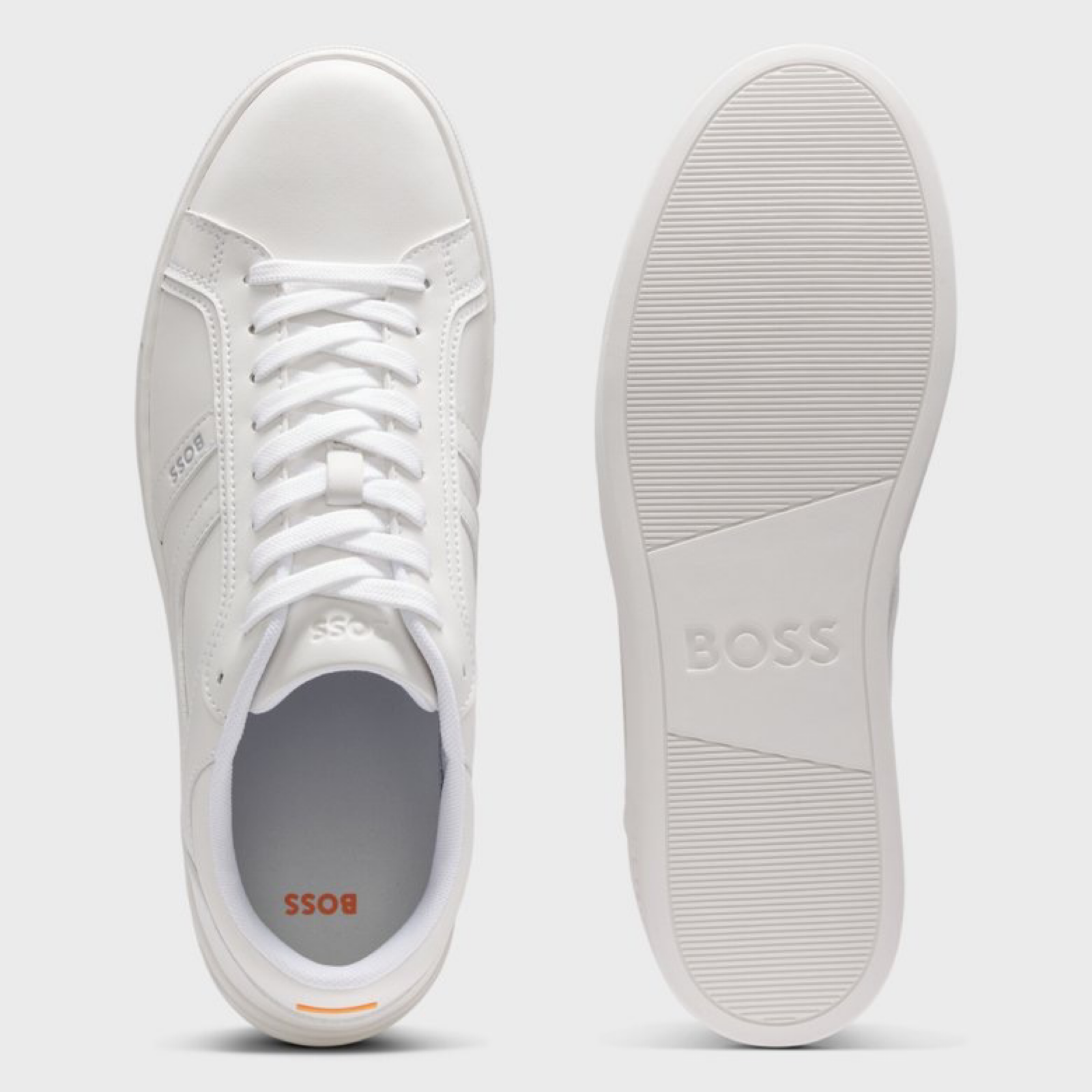 Мъжки кецове Boss Men Sneakers 50562636 100 Top View