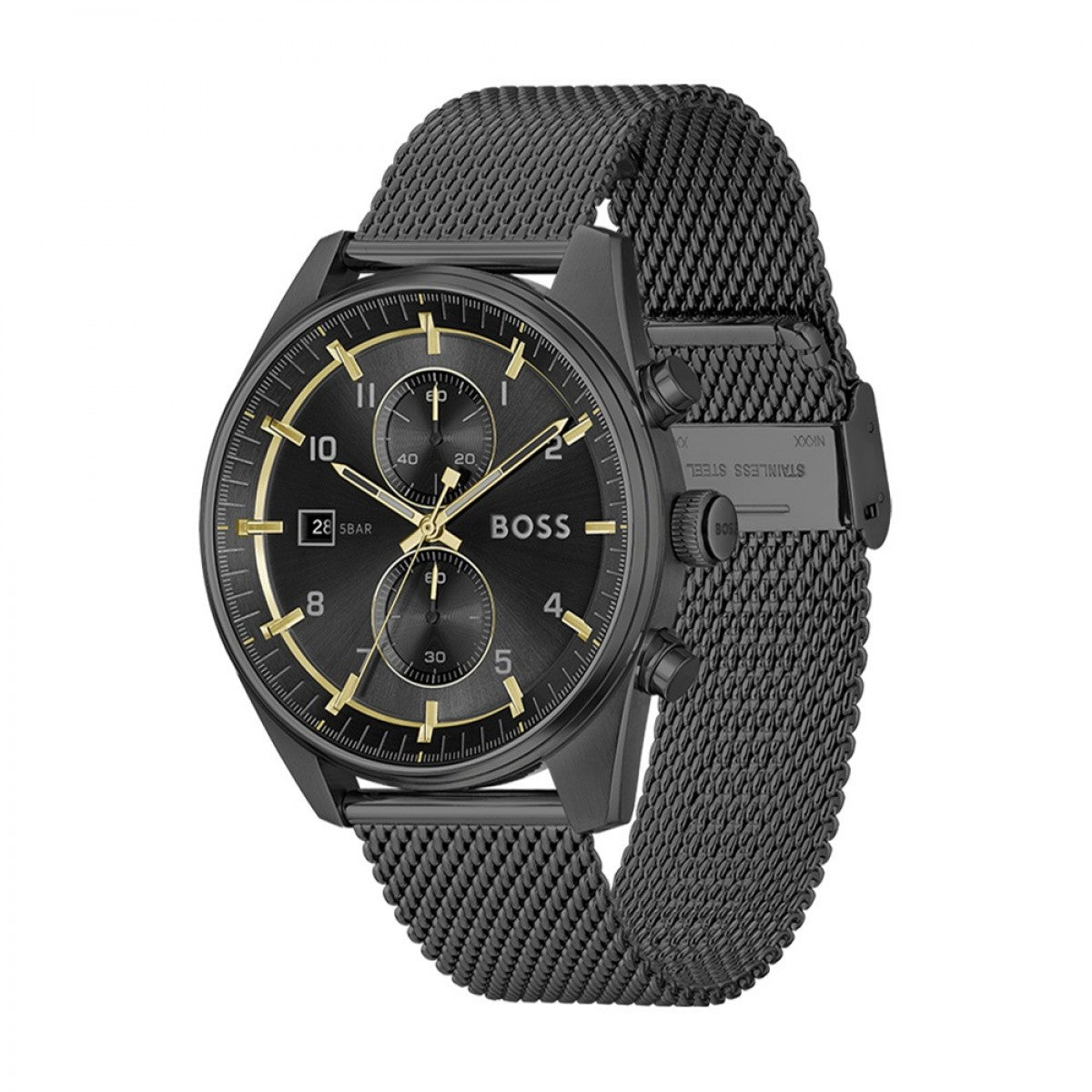 Hugo Boss Black Stainless Steel Dress Watch