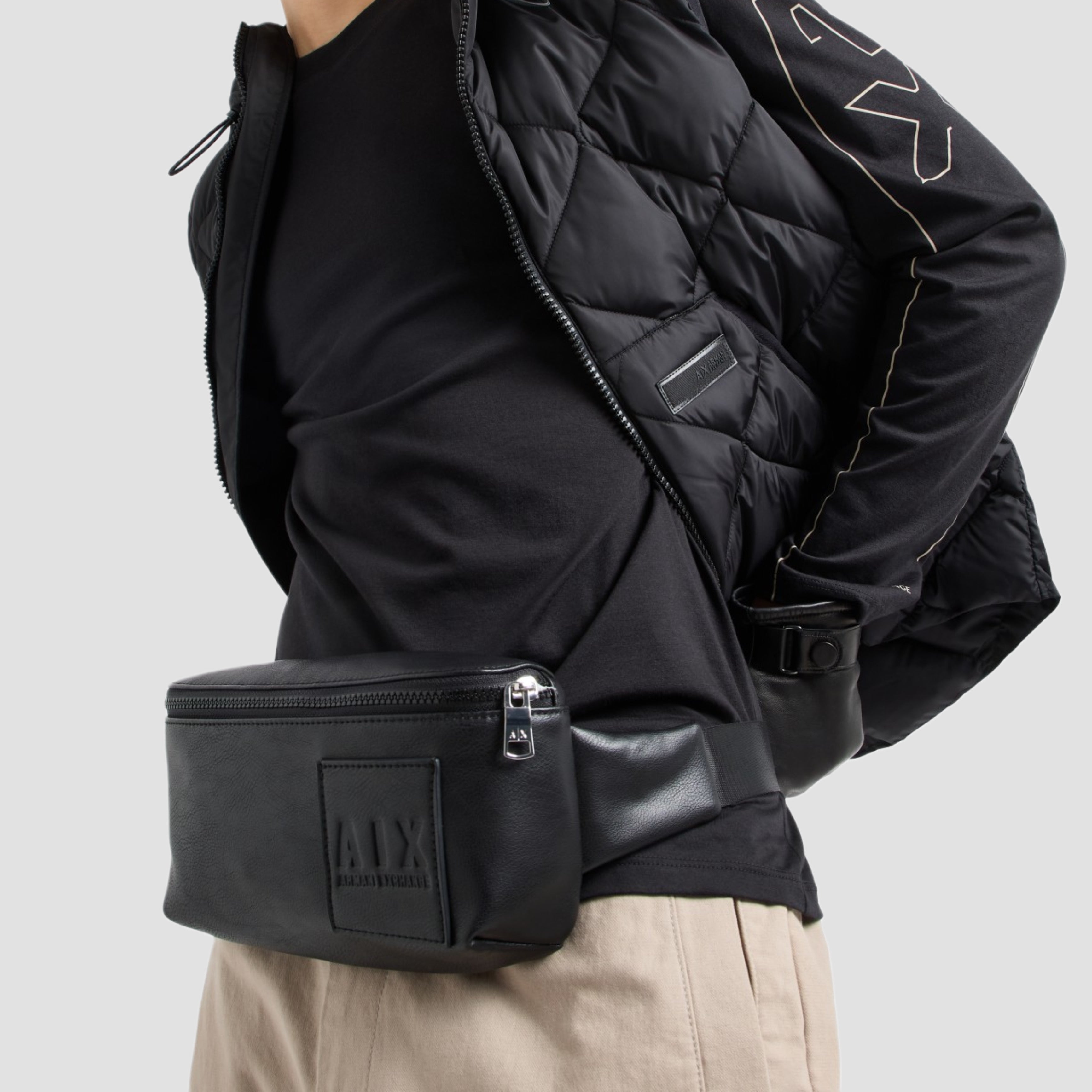 Мъжка чанта за кръста Men’s rectangular bag Armani Exchange 952708 4F869 00020 Black