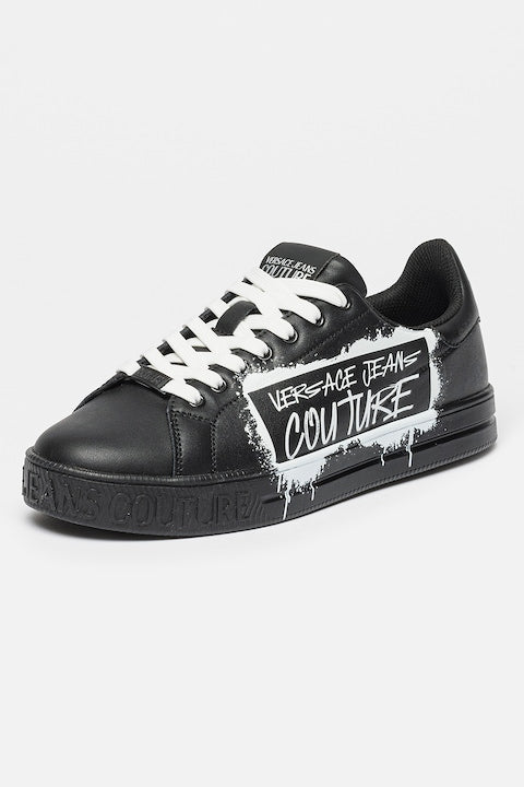 Мъжки кецове Men’s sneakers Versace Jeans Couture 77YA3SKC ZP307 899 Black lateral view