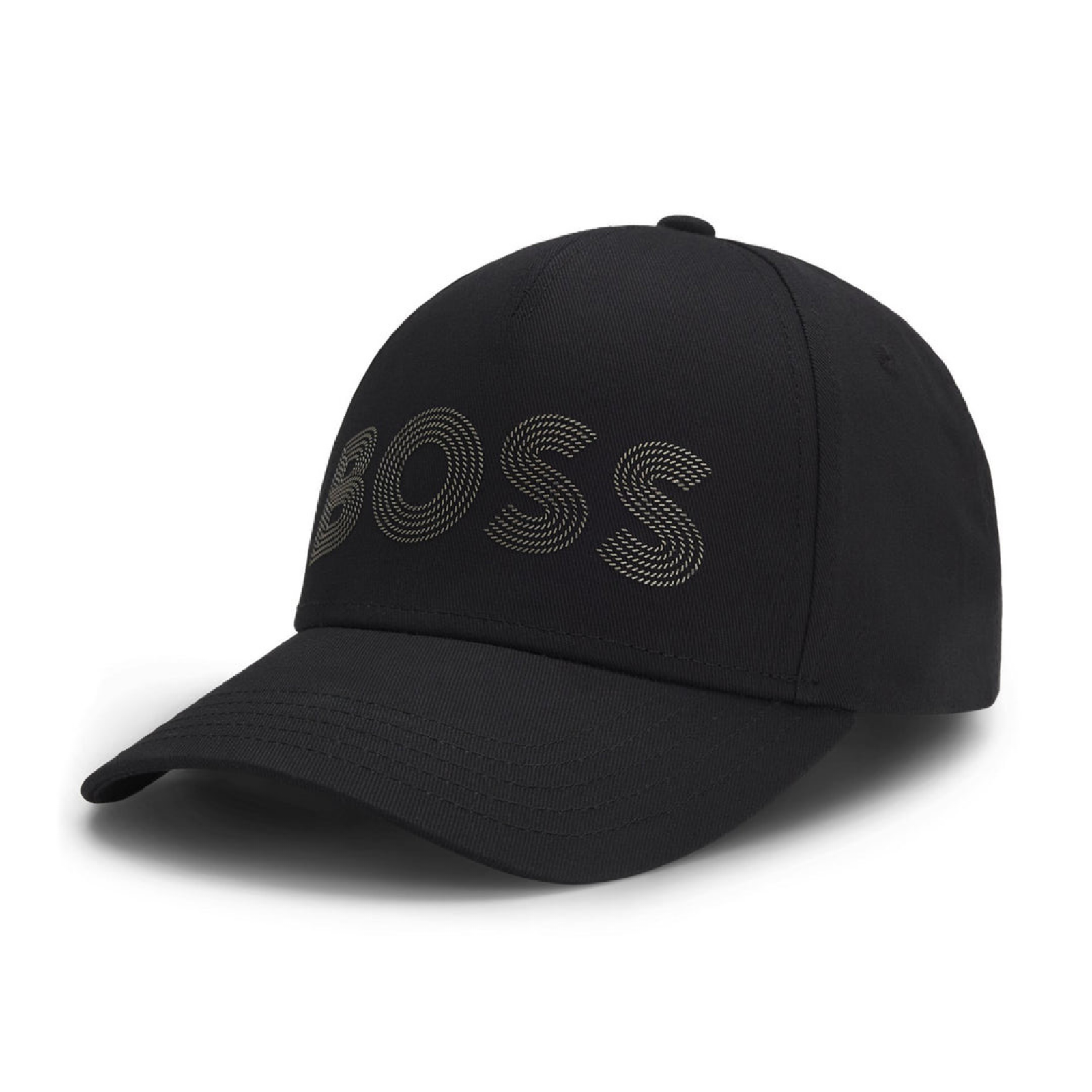 Мъжка черна шапка Boss Men Cap Pyer 50544417 001 Front View