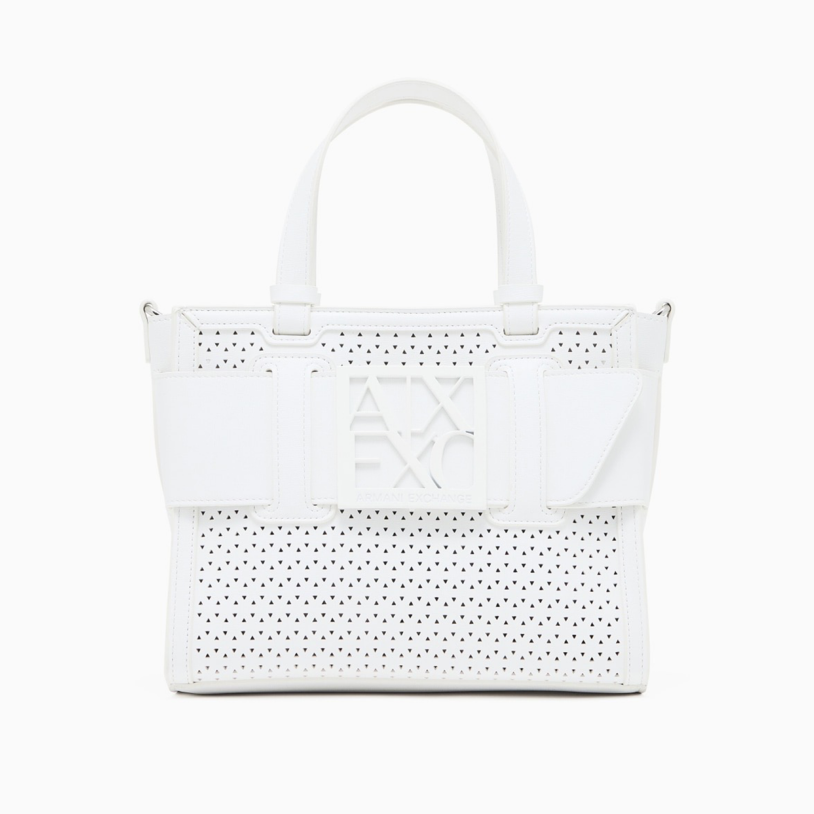 Дамска бяла чанта Armani Exchange Women Handbag XW000392 AF22626 U0011 Front View