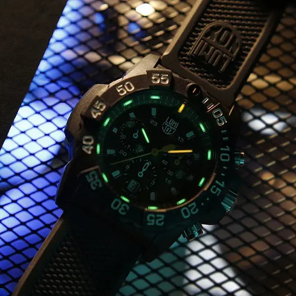 Luminox Black Rubber Sport Watch