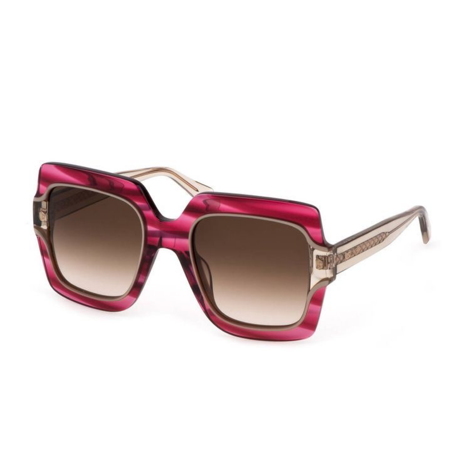 Just Cavalli Red Plastic Sunglasses
