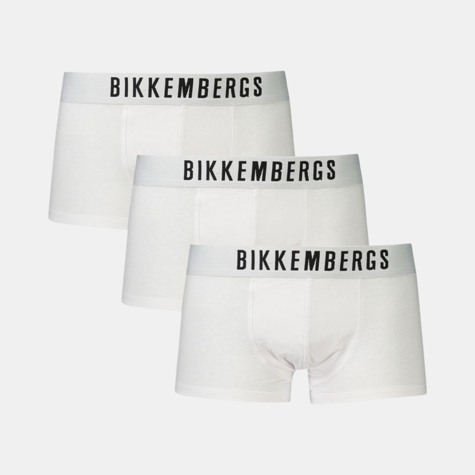 3 броя бели боксерки Bikkembergs Boxers BKK1UTR10TR Front View