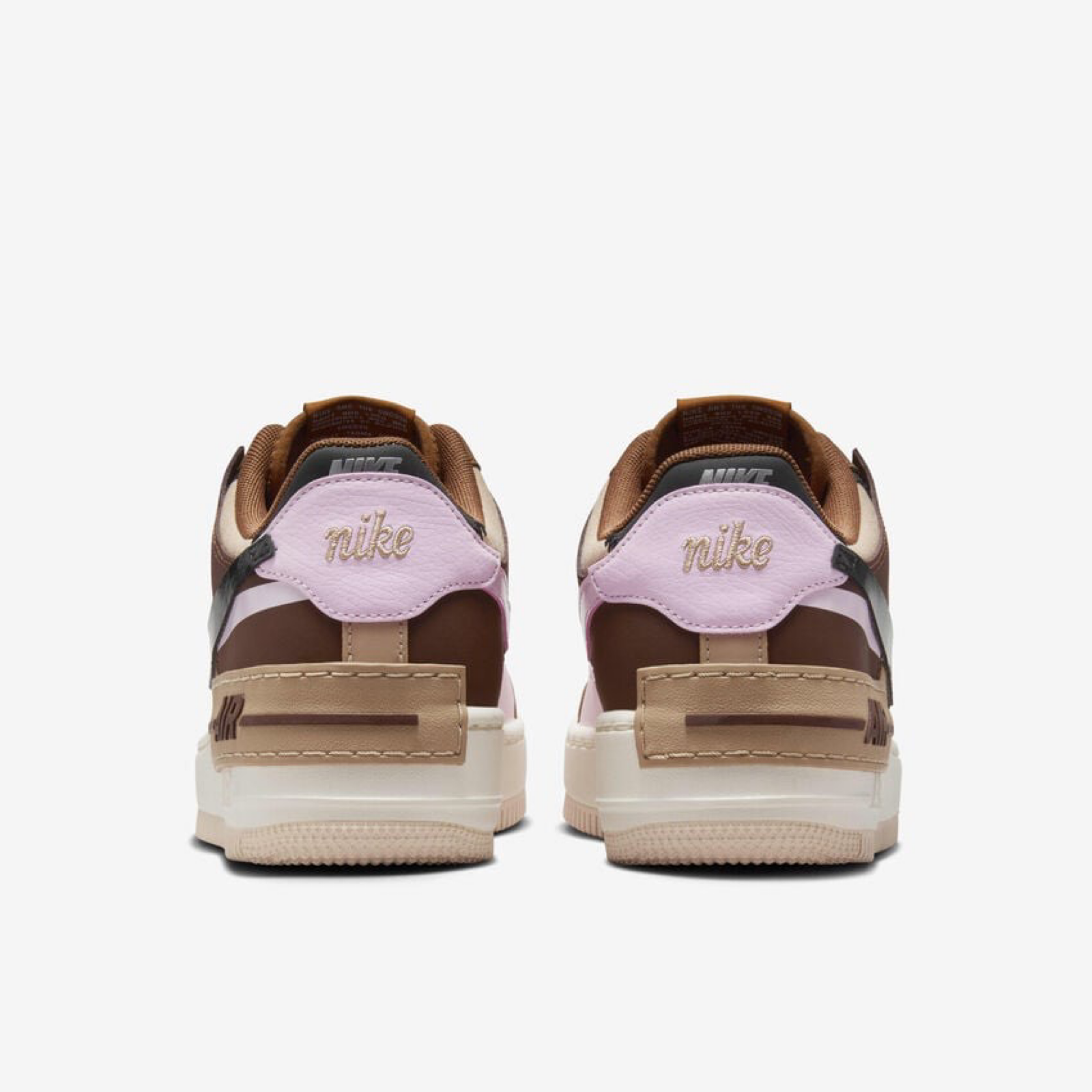 Дамски кецове Nike Air Force 1 Shadow DZ1847-200 Women Sneakers Heel View