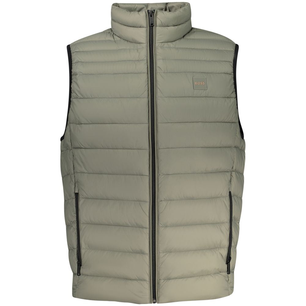 Мъжка жилетка Men’s vest Boss Orange Odeno 2 50549243 076 Green front view