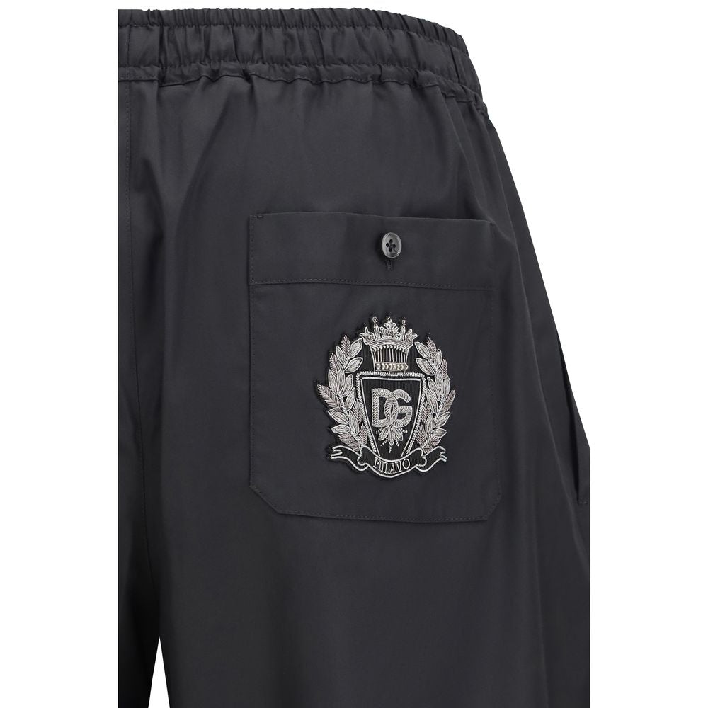Dolce & Gabbana Black Cotton Shorts