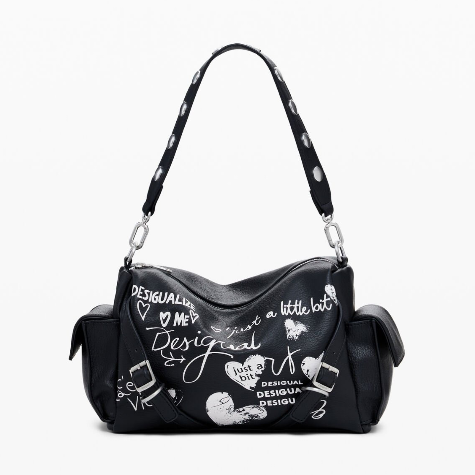 Дамска чанта Women’s handbag Desigual
25WAXPA6 2000 Black front view