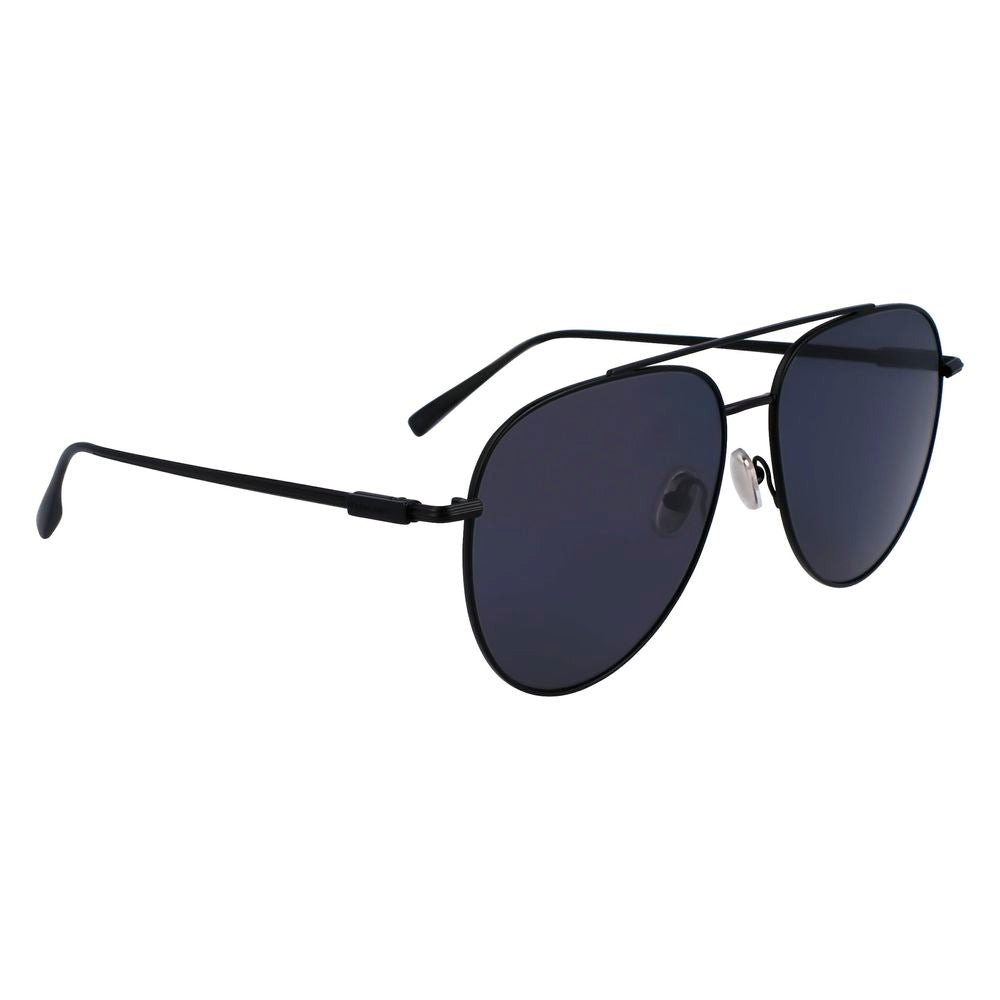 Ferragamo Black Metal Sunglasses