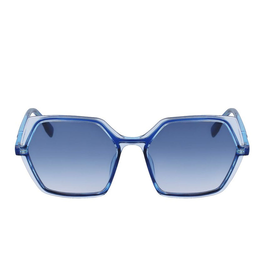 Karl Lagerfeld Blue Injected Sunglasses