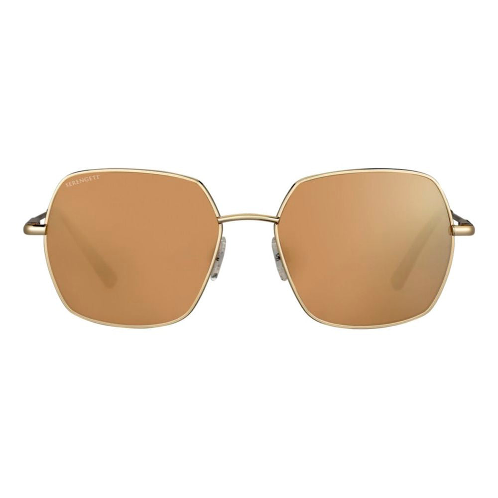 Serengeti Gold Plastic Sunglasses