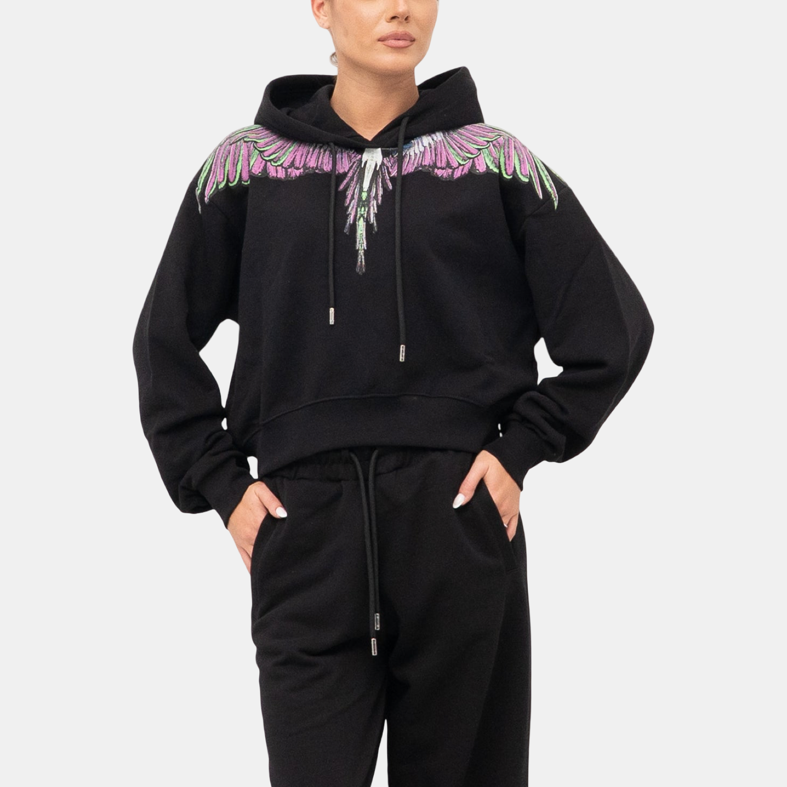 Дамско худи Marcelo Burlon County Of Milan Women Hoodie 25ICM30002 Front View