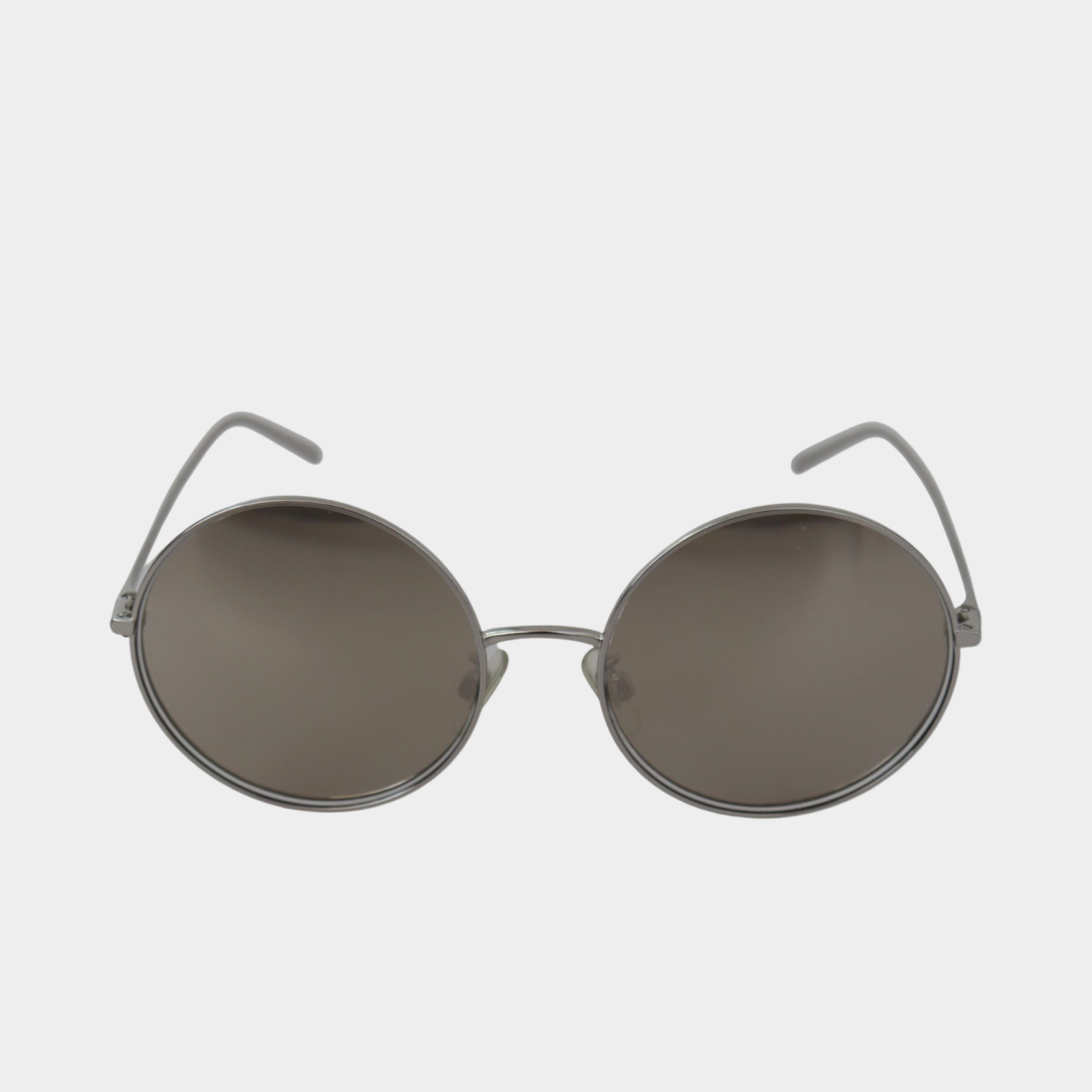 Dolce & Gabbana Chic Silver Grey Lens Sunglasses
