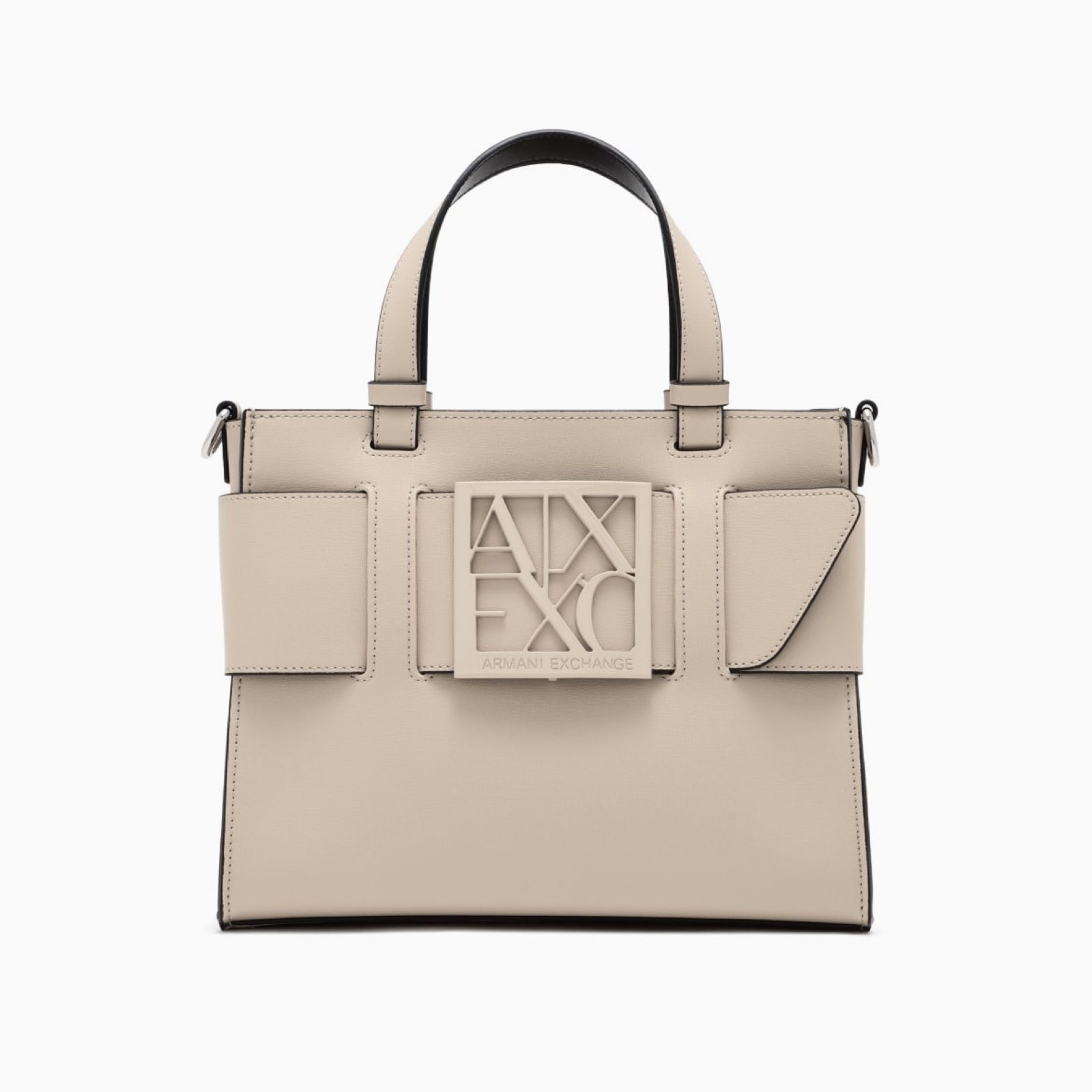 Дамска бежова чанта Armani Exchange Women Handbag 942690 0A874 U1092 Front View