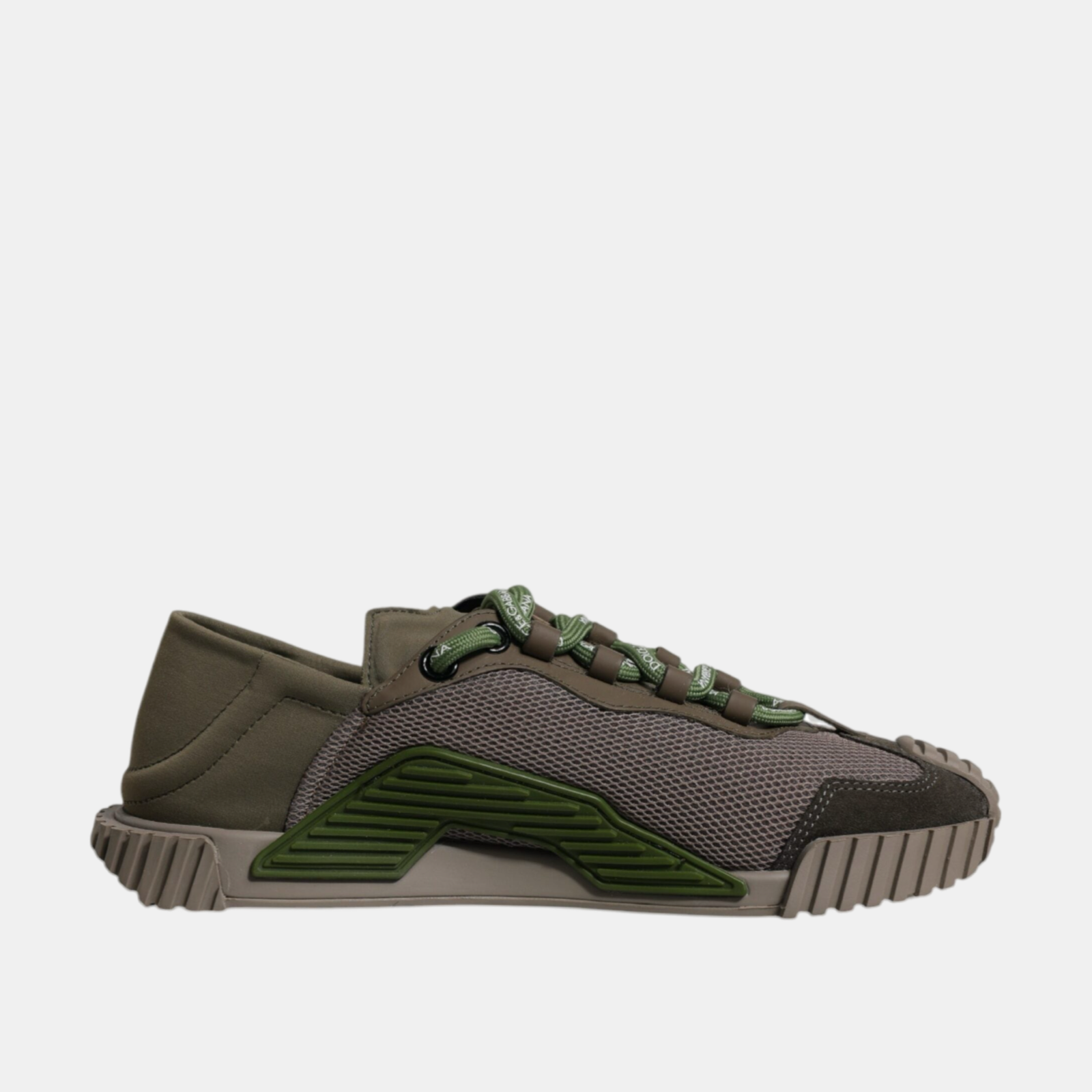 Dolce & Gabbana Army Green NS1 Women Sneakers CS1768 B9Q66