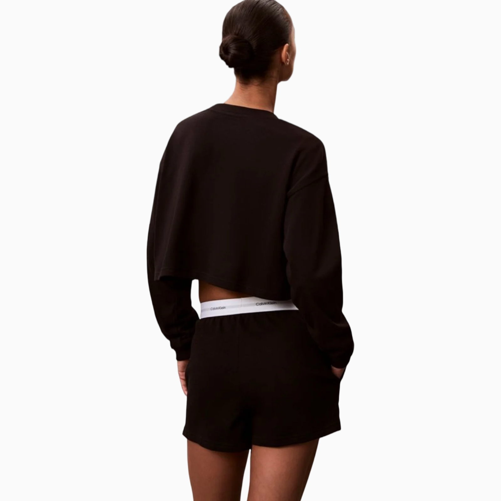 Дамски шорти Calvin Klein Women Shorts LV00QS7517 UB1 Back View