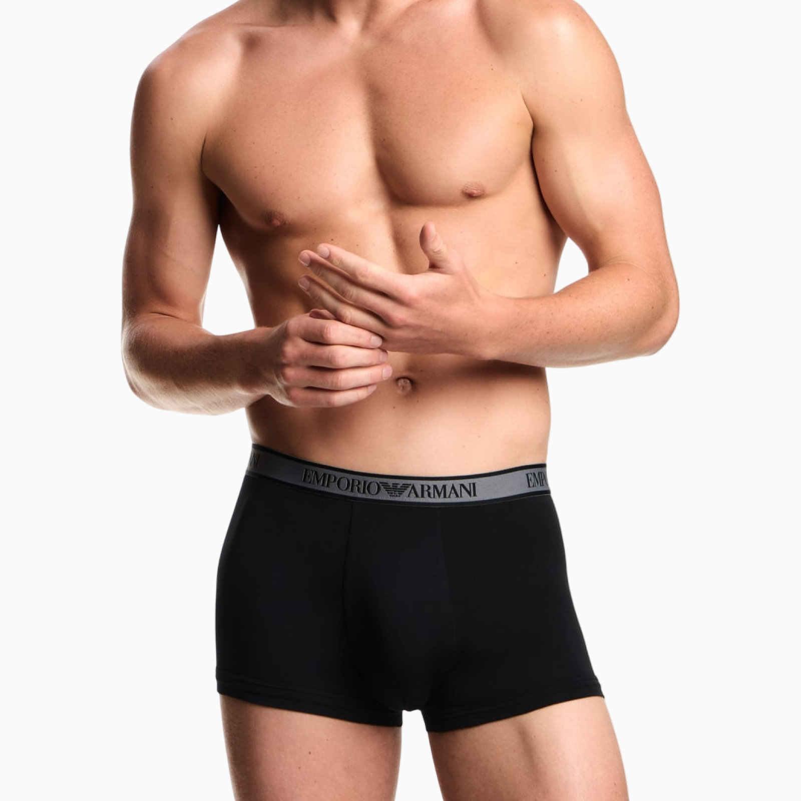 Мъжки черни боксерки Emporio Armani Men 3-pack boxers EM000259 AF10779 MC406 Model View