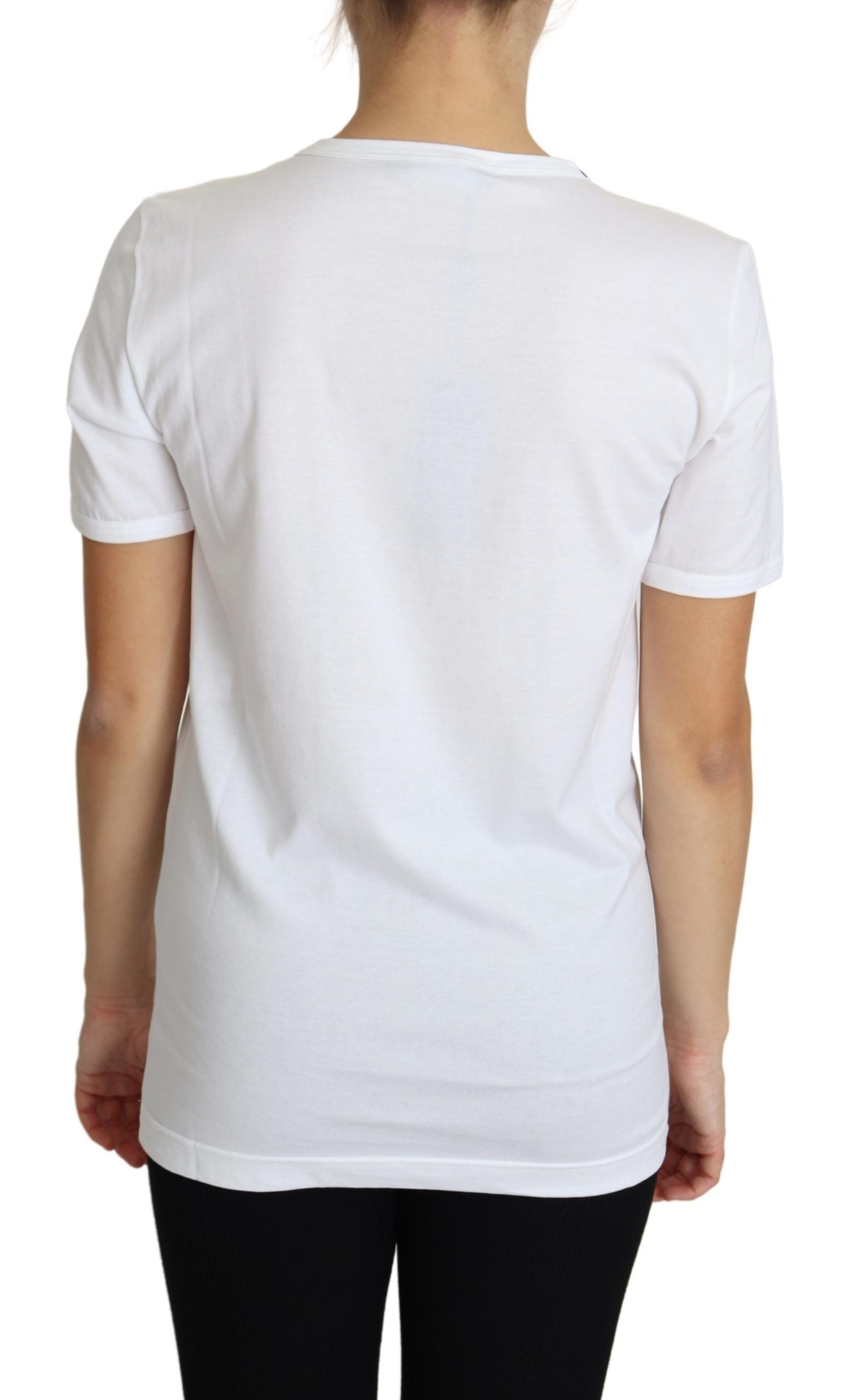 Dolce & Gabbana Crystal-Embellished Women T-shirt