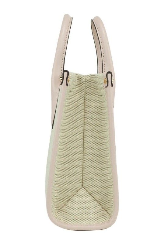 Дамска чанта Michael Kors Mirella Small Powder Blush Canvas Shopper Crossbody Purse