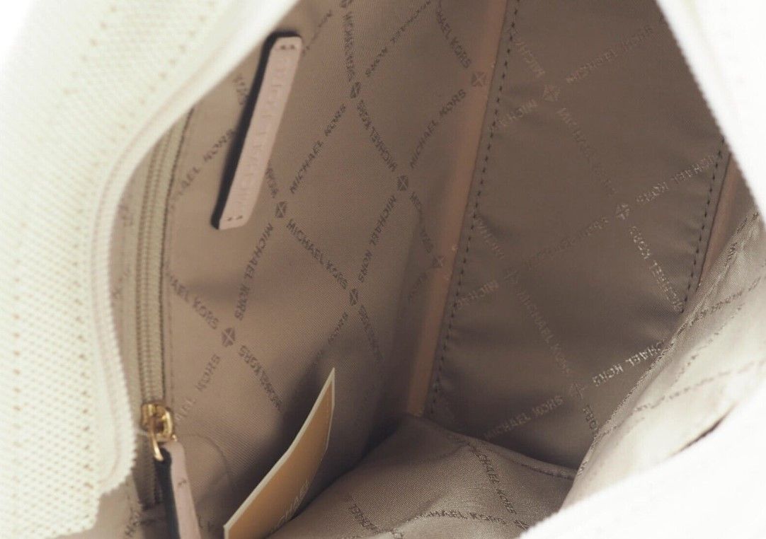 Дамска чанта Michael Kors Mirella Small Powder Blush Canvas Shopper Crossbody Purse