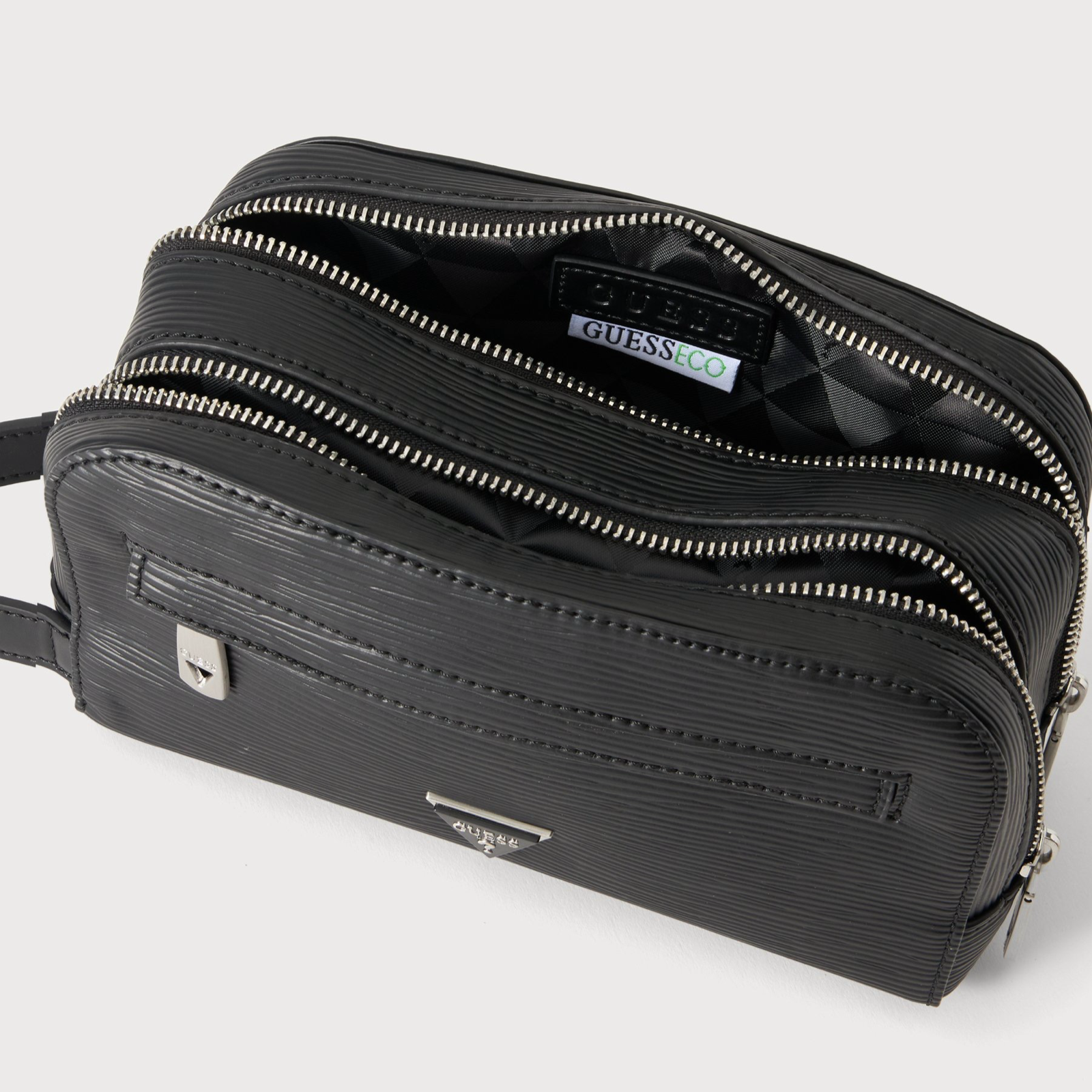 Мъжка козметична чанта Guess Men Cosmetic Bag PMMIPWP6261 BLA Top View