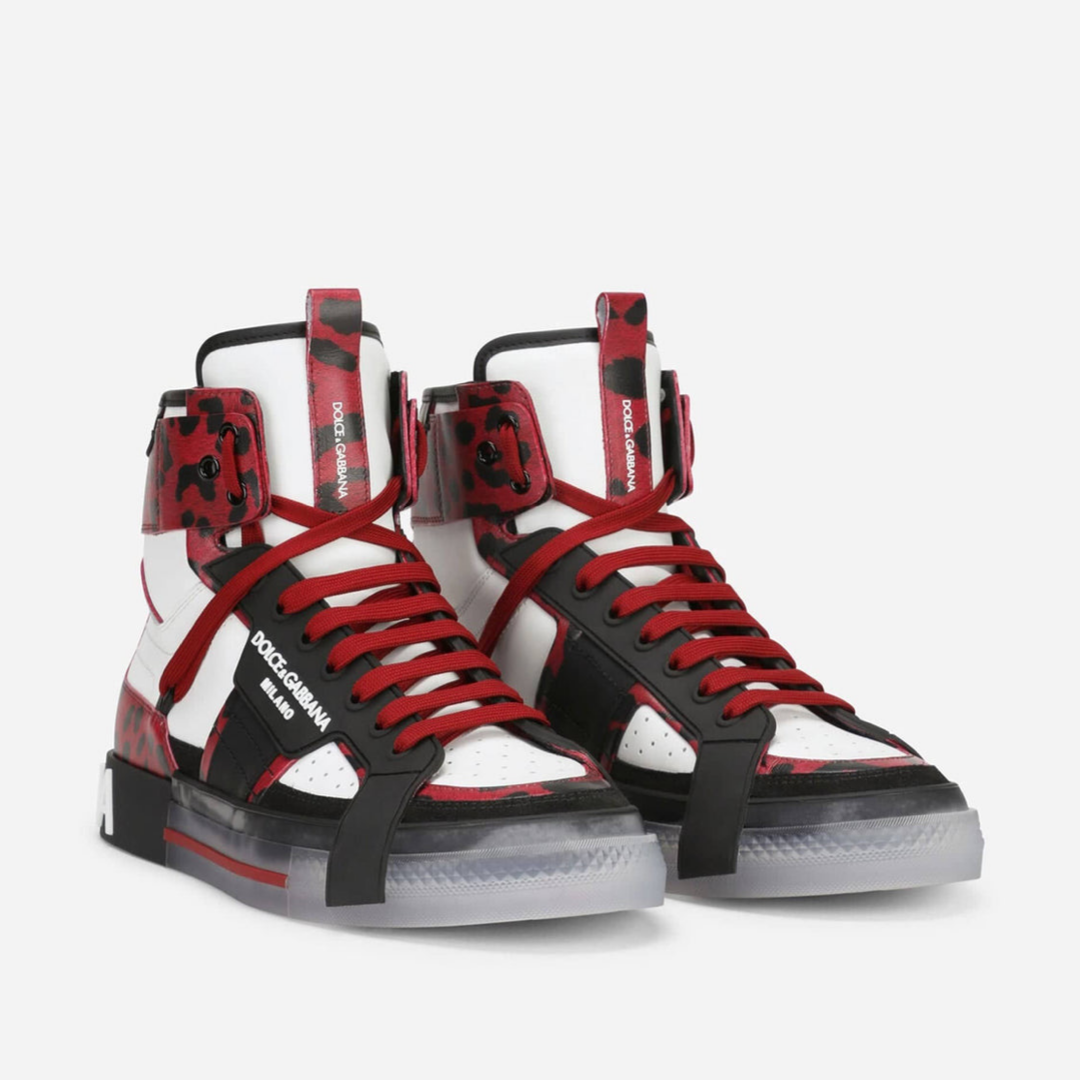 Мъжки високи кецове Dolce & Gabbana Custom 2.Zero High Top Men Sneakers CS1870 AQ698