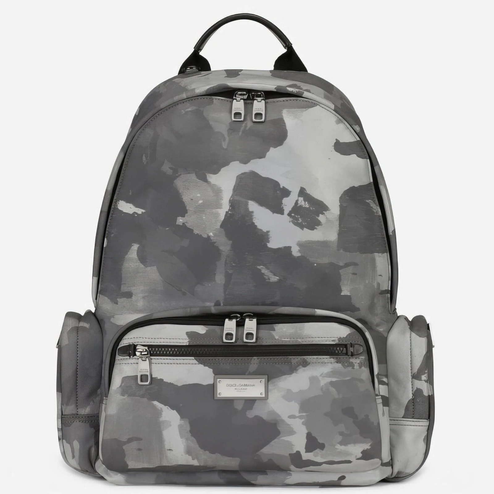 Мъжка раница Dolce & Gabbana Camouflage Logo Plaque Rucksack BM1961 A0282 89697 Front View