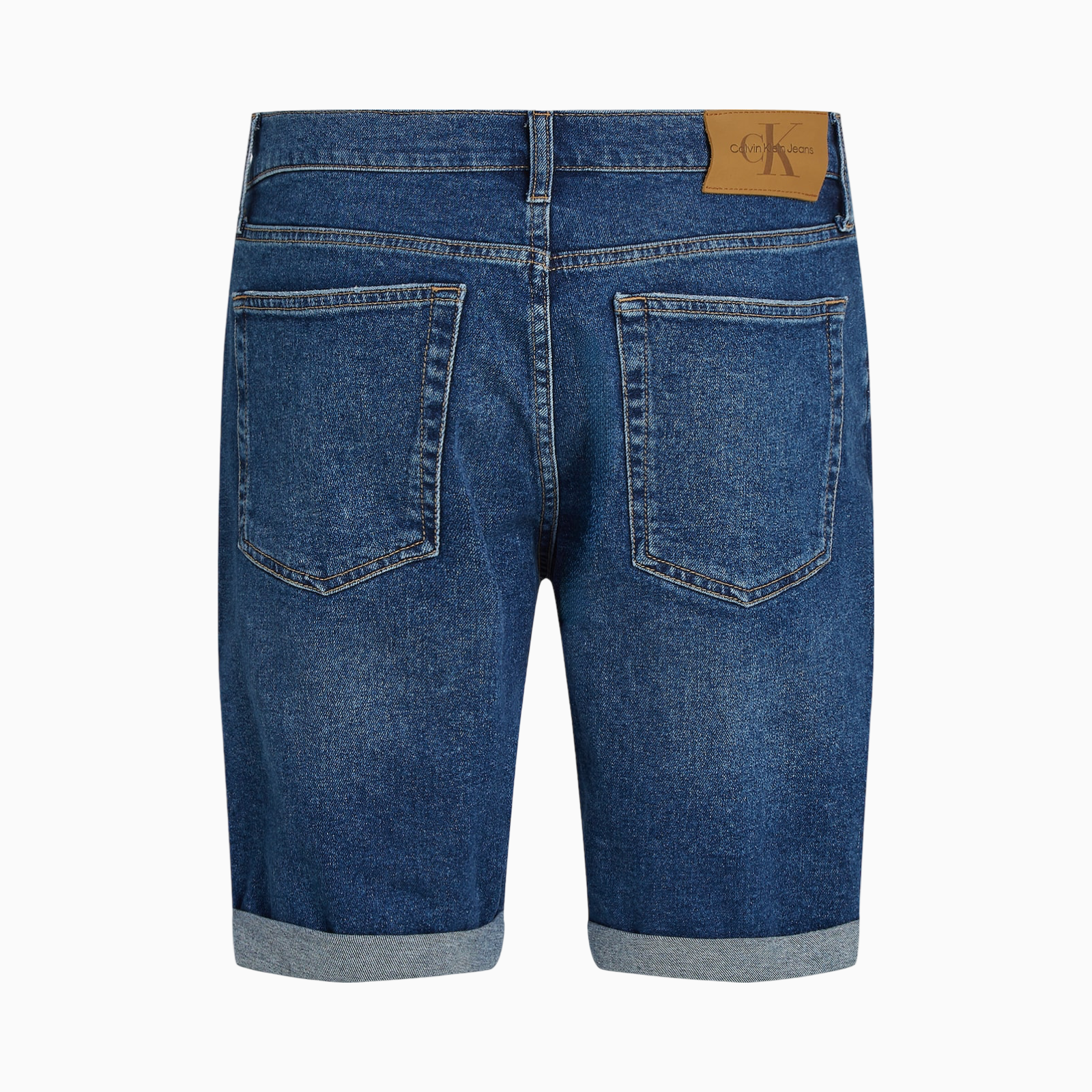 Мъжки сини дънкови къси панталони Calvin Klein Jeans J30J327184