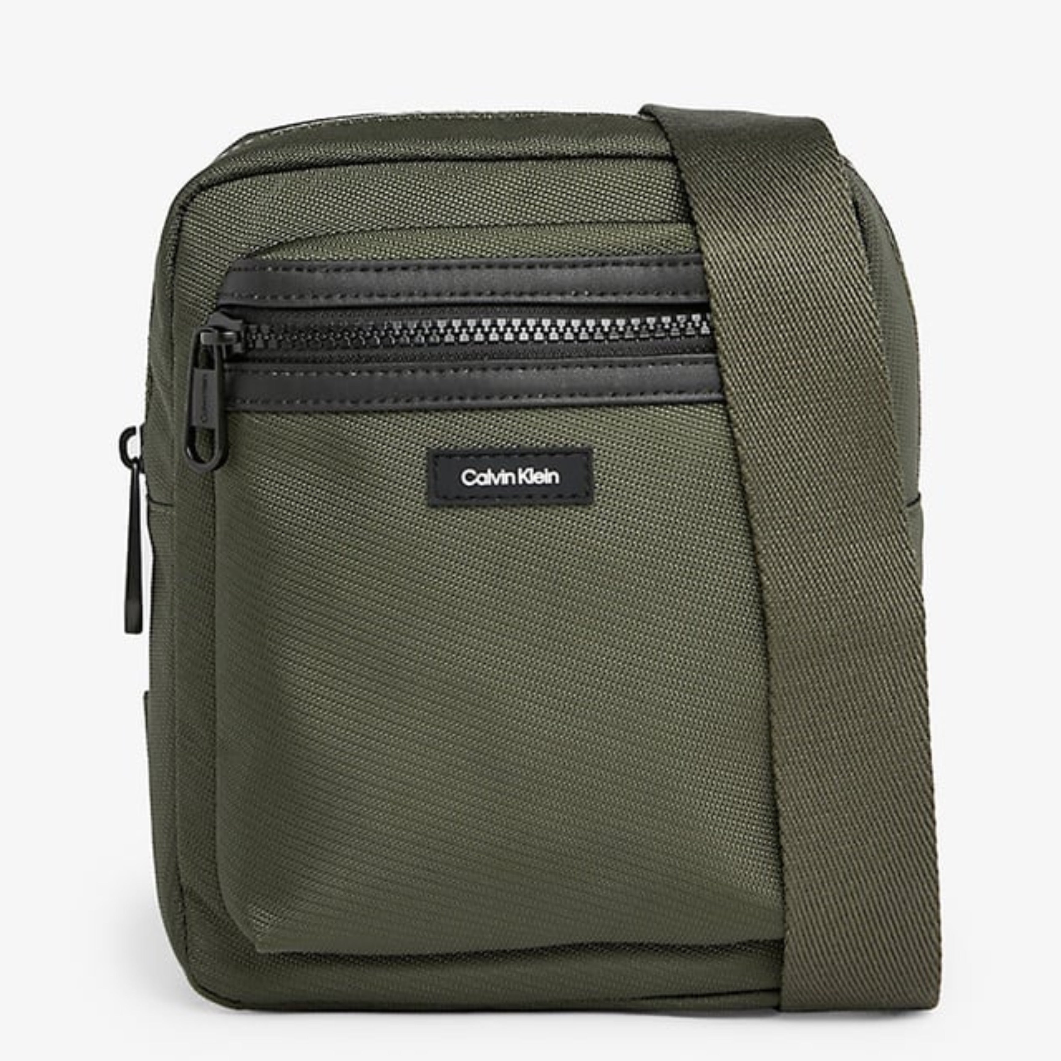 Мъжка чанта Men’s crossbody bag Calvin Klein K50K511639 Military green front view