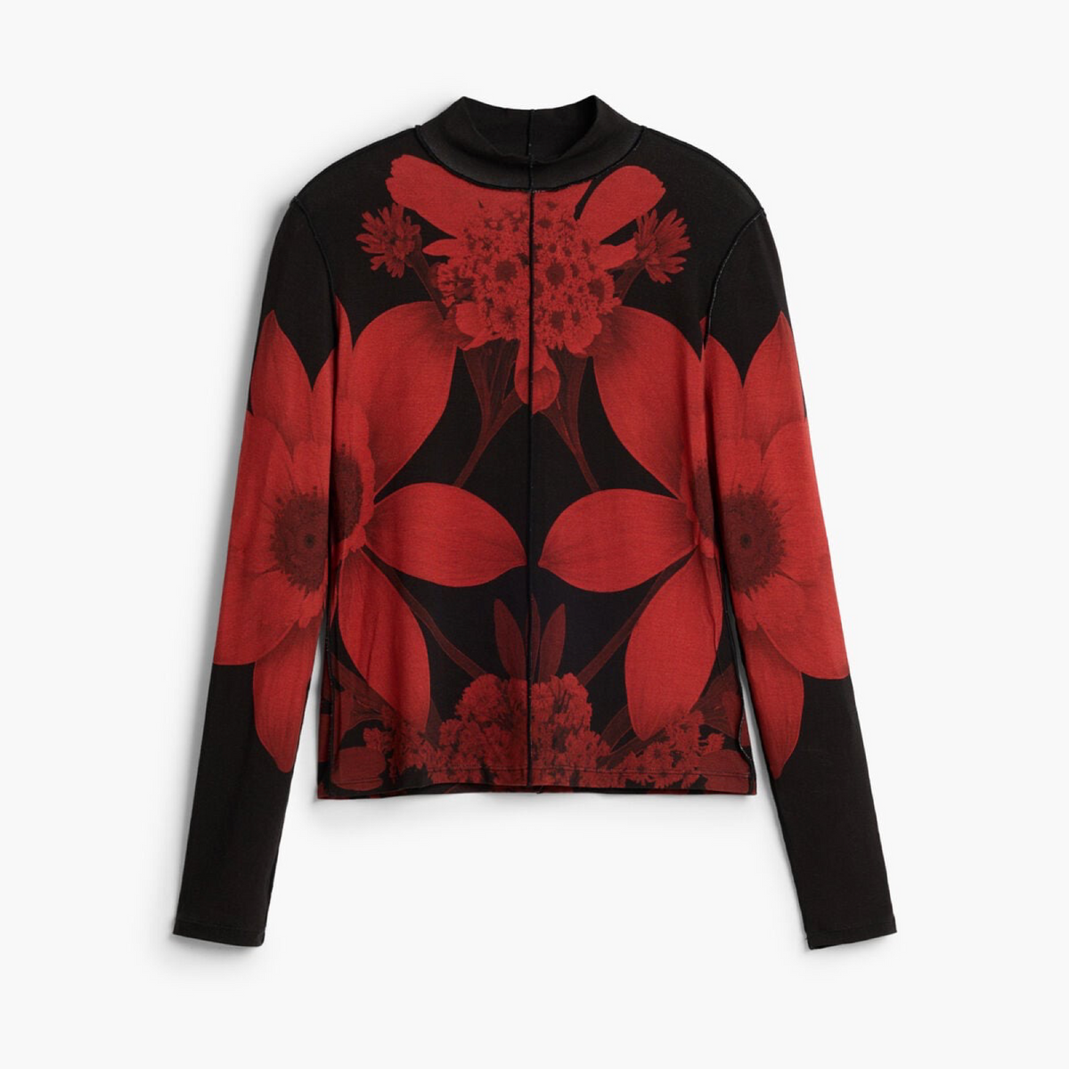 Дамска блуза Desigual Knit T-shirt 26WWTK54 2000 Front View
