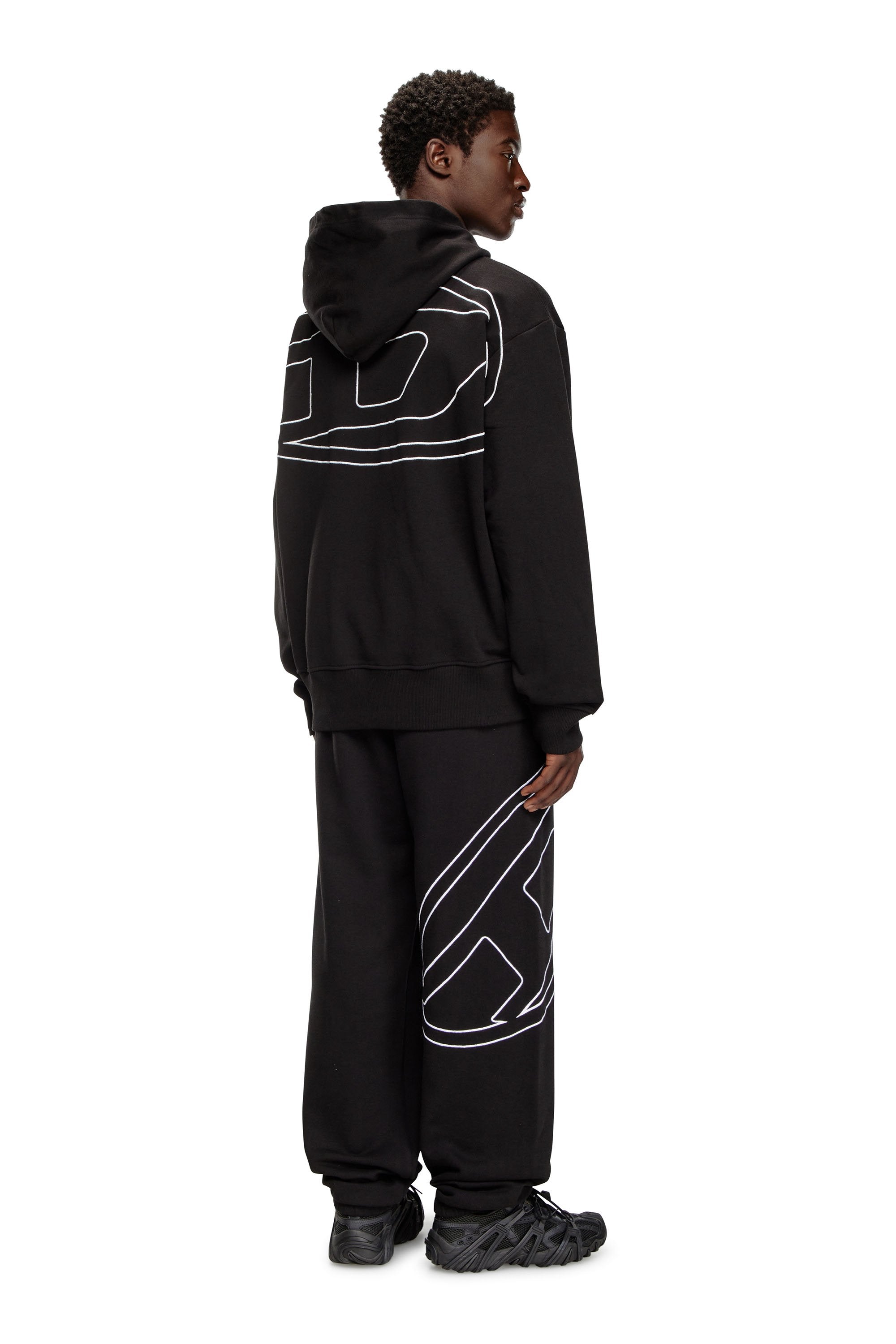 Мъжки суичър худи Men’s sweatshirt Diesel S-Macs-Hood-Megoval-D A113040GYCJ Black