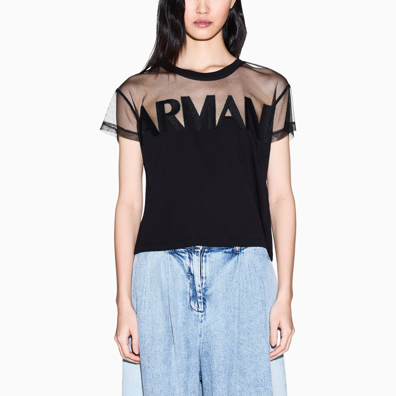 Дамска тениска Armani Exchange Women T-shirt XW002332 AF10356 UC001 Front View