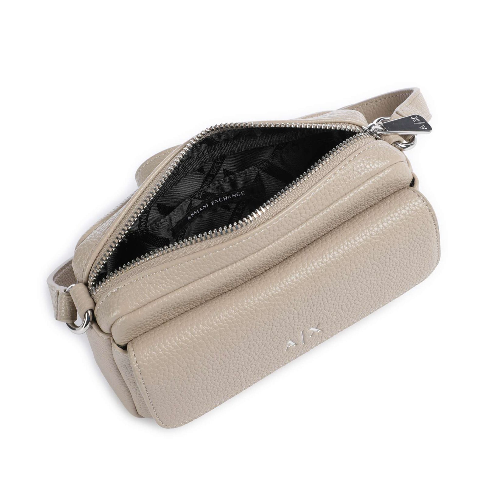 Дамска бежова чанта Armani Exchange Women Crossbody Bag XW001547 AF17019 U6223 Top View
