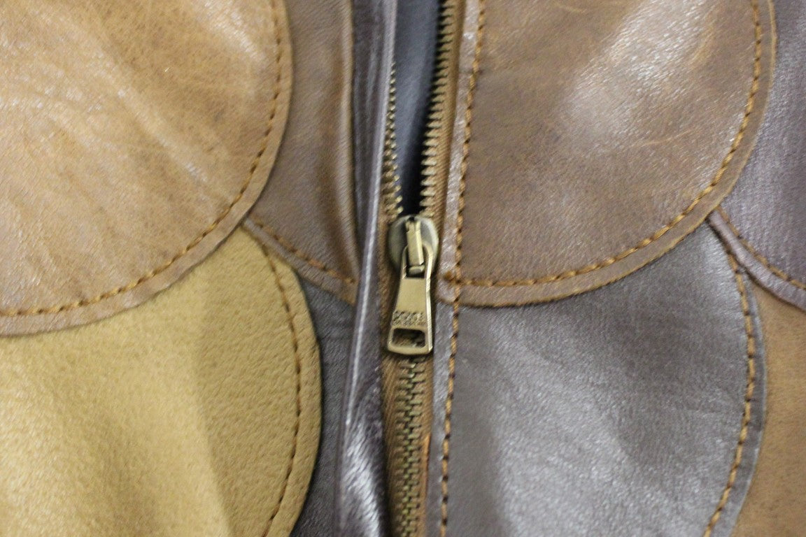 Елегантна кожена пачуърк пола Dolce &amp; Gabbana