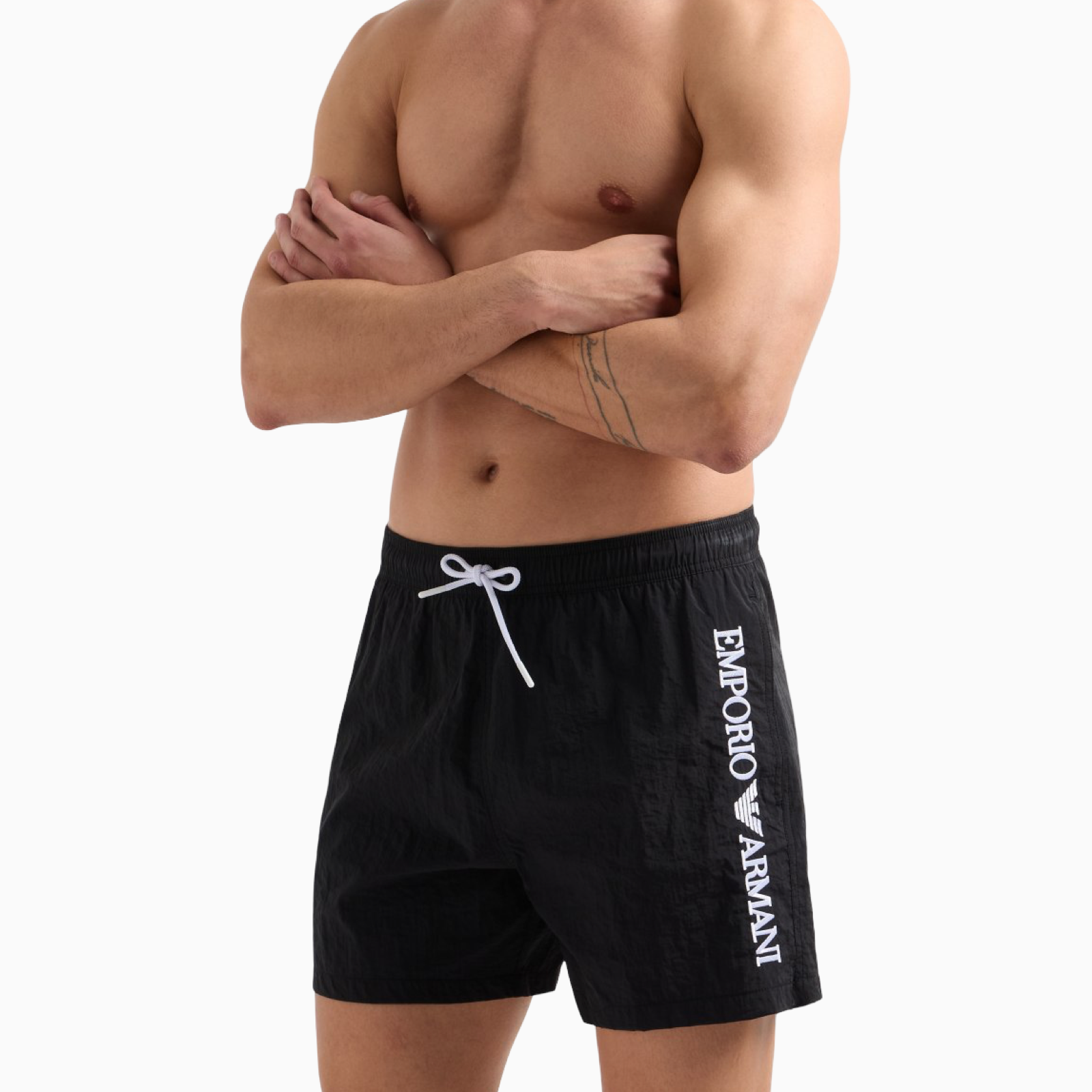 Мъжки черни бански Emporio Armani EM000583 AF12330 Front View