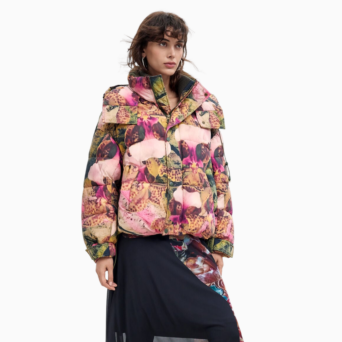 Дамско яке Desigual Women Jacket 26WWEW04 3021 Front View