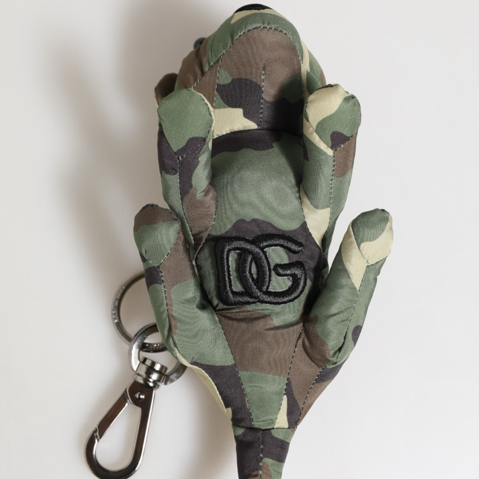 Dolce & Gabbana Camouflage Animal Silhouette Keyring BP3055 AQ785 HHK26 Inside View