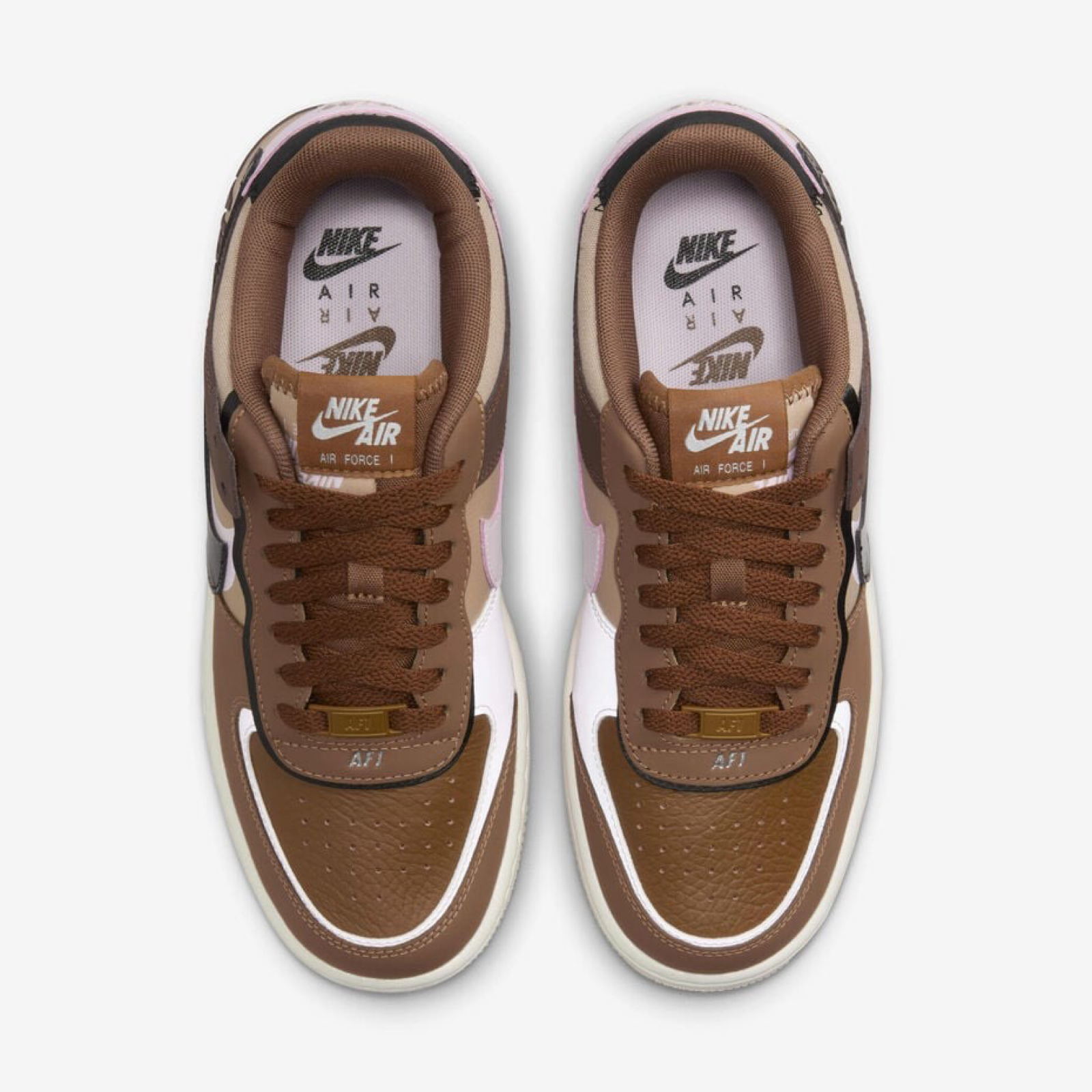 Дамски кецове Nike Air Force 1 Shadow DZ1847-200 Women Sneakers Top View
