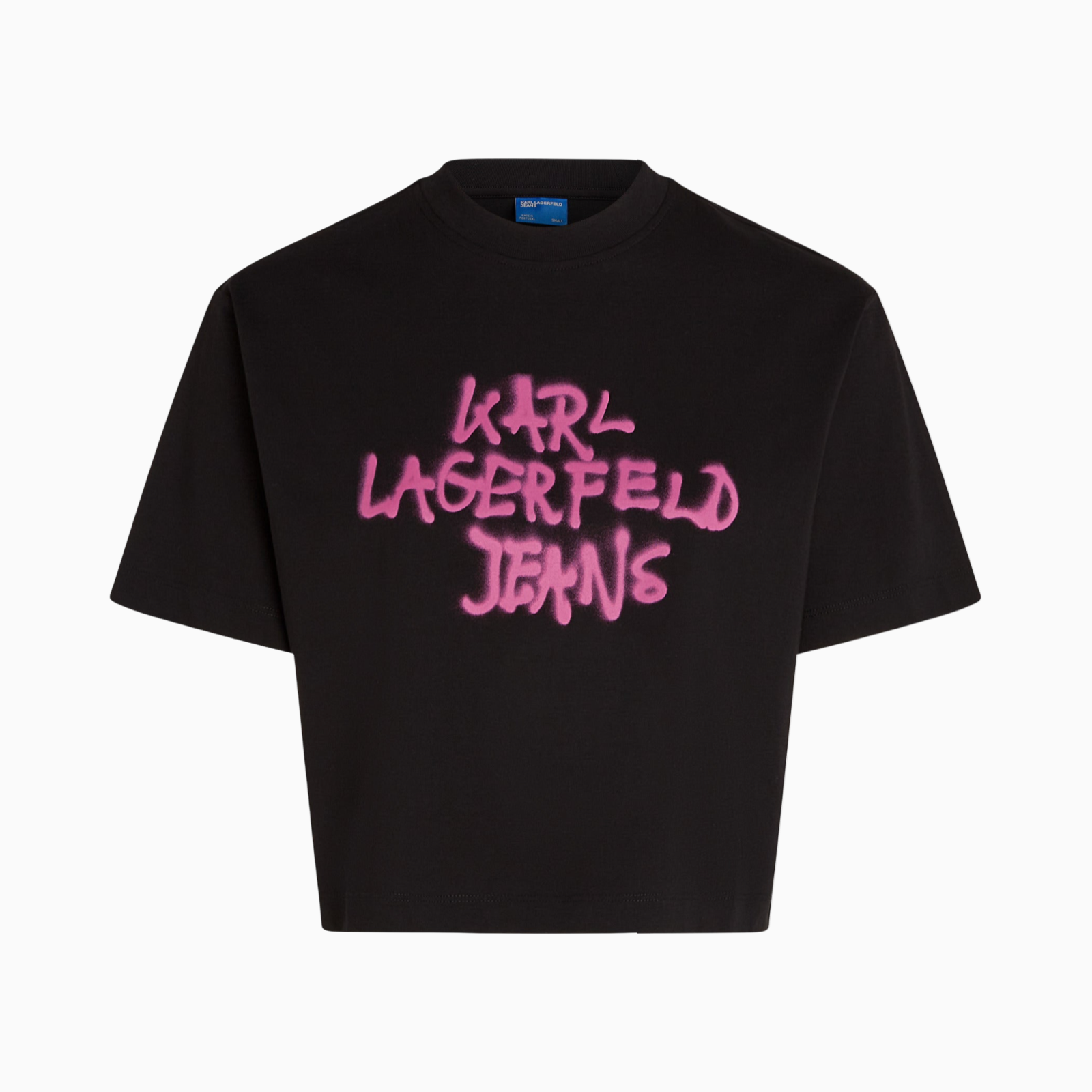 Дамска черна тениска Karl Lagerfeld Jeans Women Jeans B1W17054 999 Front View