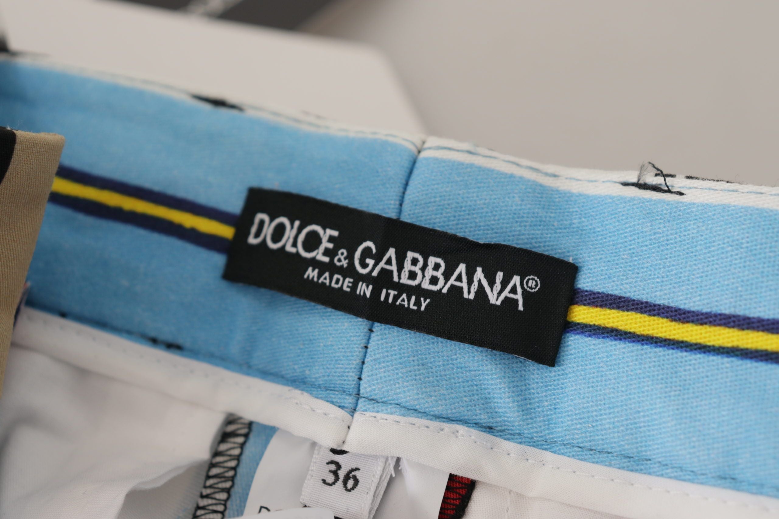 Dolce &amp; Gabbana Елегантни раирани панталони с висока талия