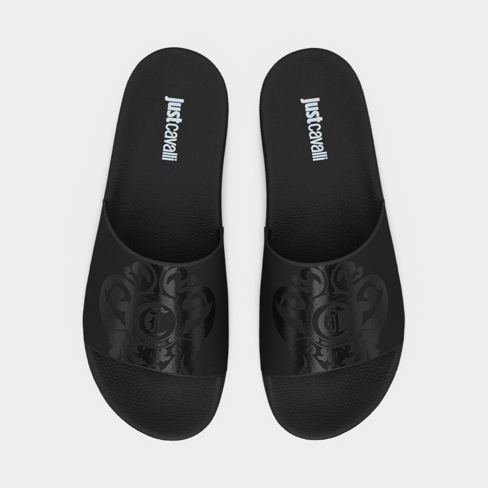 Мъжки чехли Just Cavalli Fondo Pool 80QA3SZ3 ZSE54 899 Men Slippers Front View