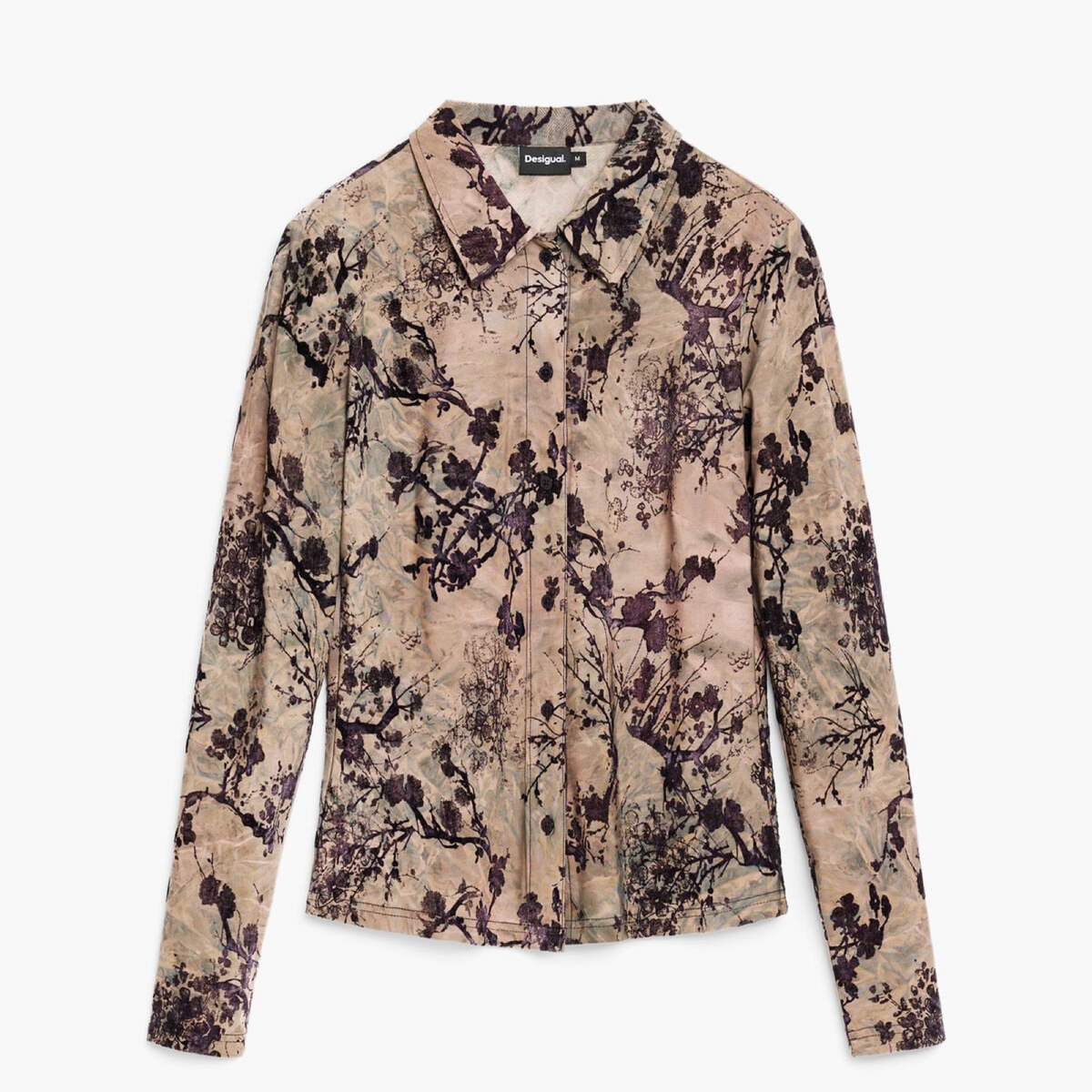 Дамска риза Desigual Women Shirt 26WWTK34 2044 Front View