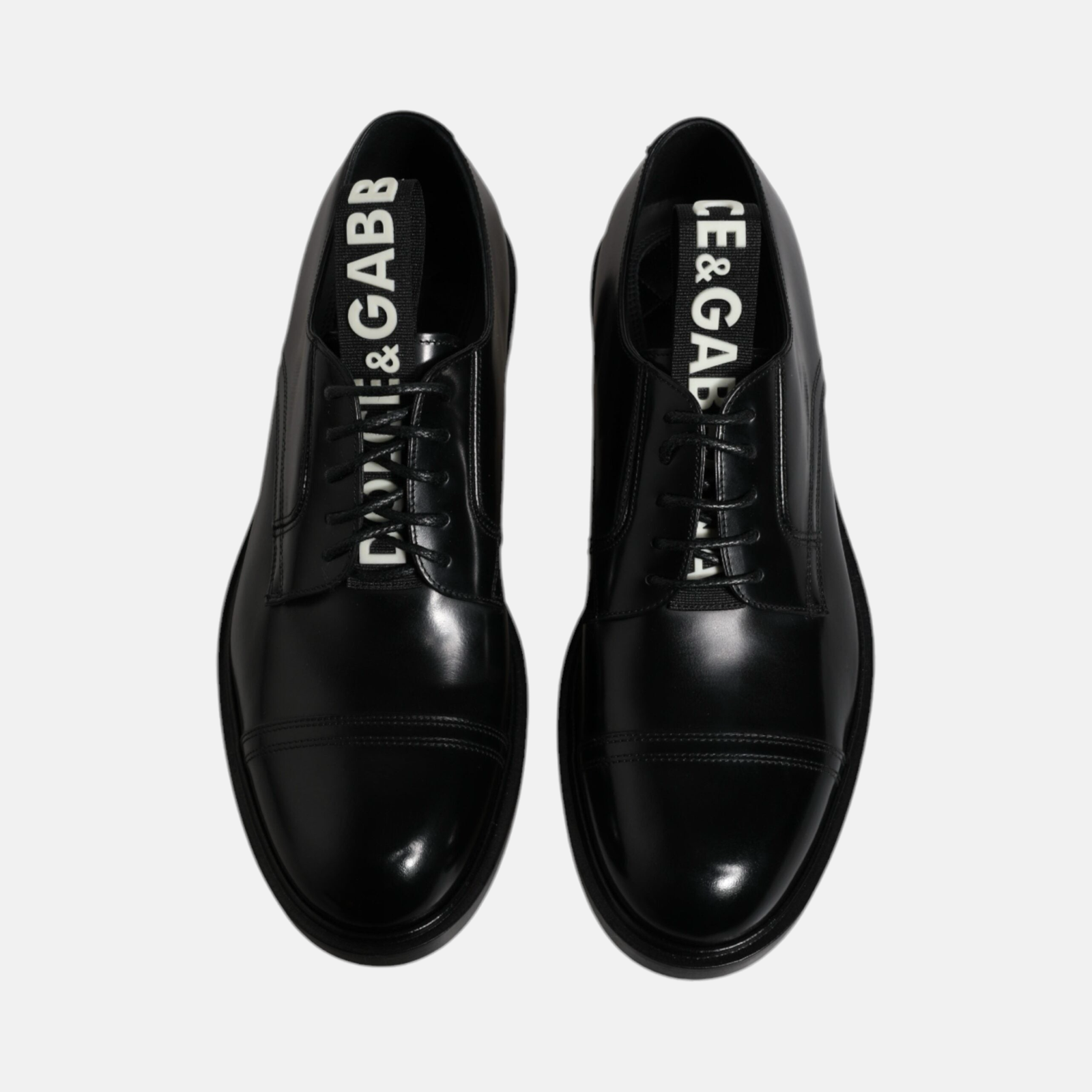 Мъжки официални кожени обувки Dolce & Gabbana Derby Men Formal Shoes A10424 A1203