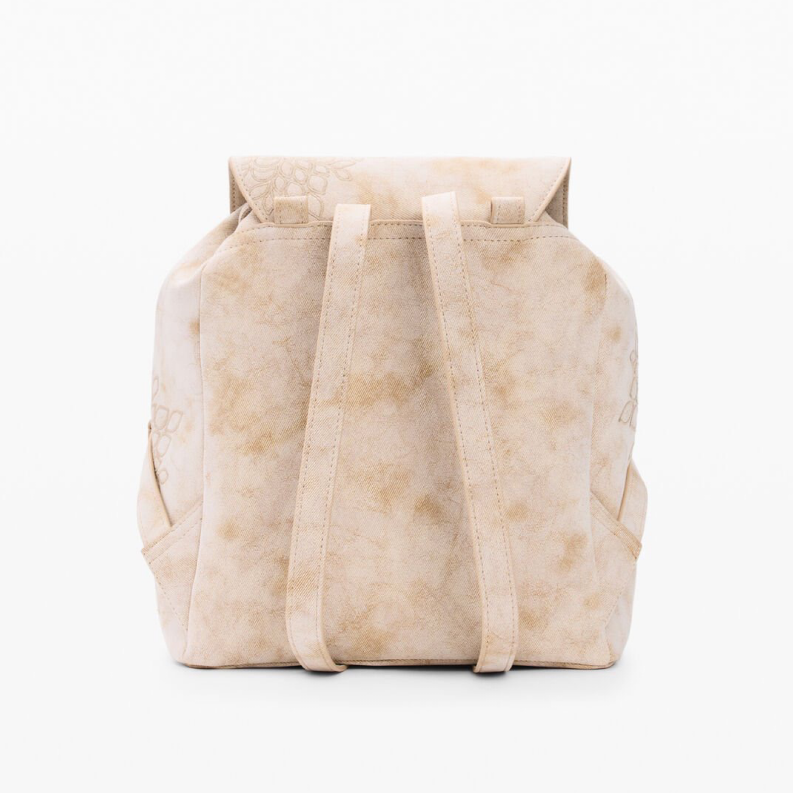 Дамска бежова раница Desigual Women Rucksack 26SAKP40 1018 Back View