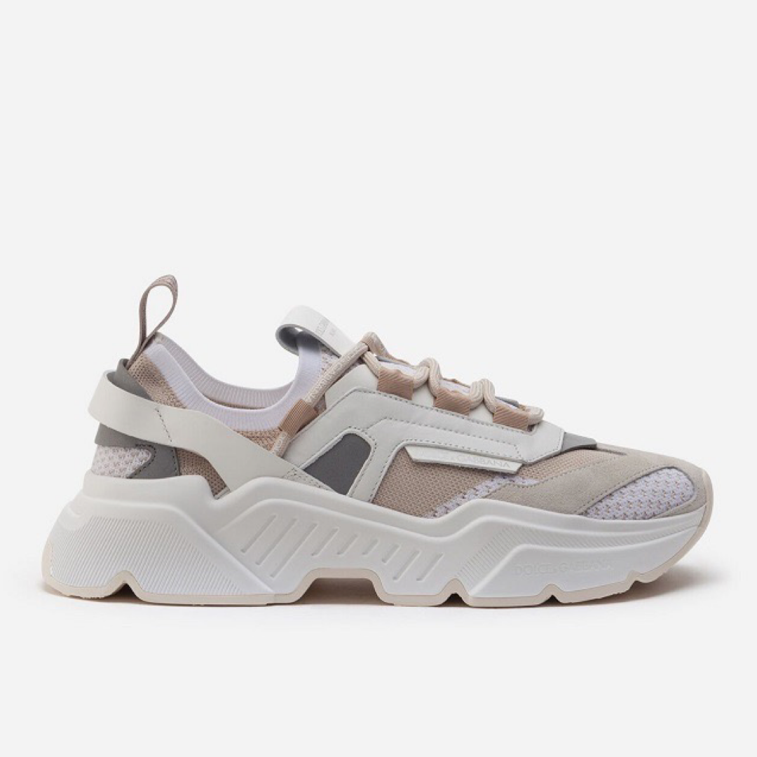 Мъжки бяло бежови маратонки Dolce & Gabbana Daymaster Men Sneakers